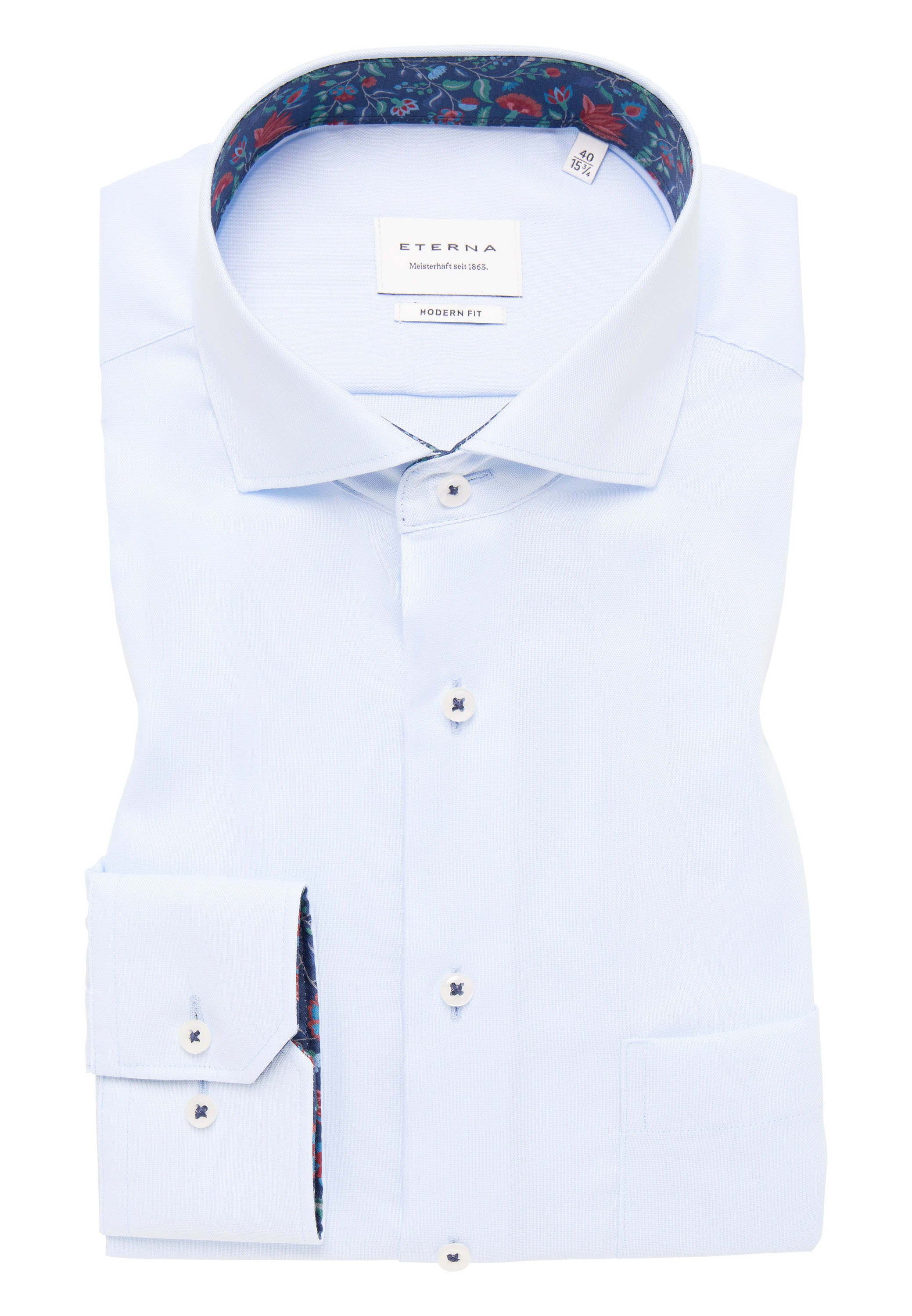 Eterna Langarmhemd »MODERN FIT«, NON IRON (bügelfrei)