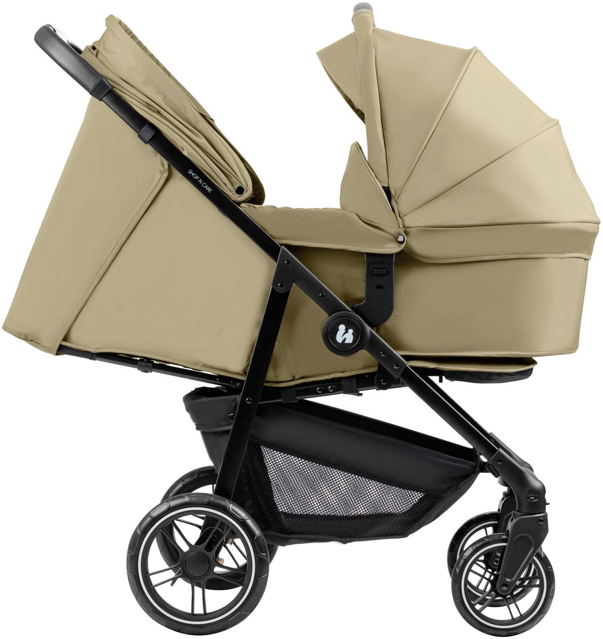 Hauck Kinder-Buggy »Shop N Care Trio Set«, inkl. Babyschale, Babywanne und Adapter