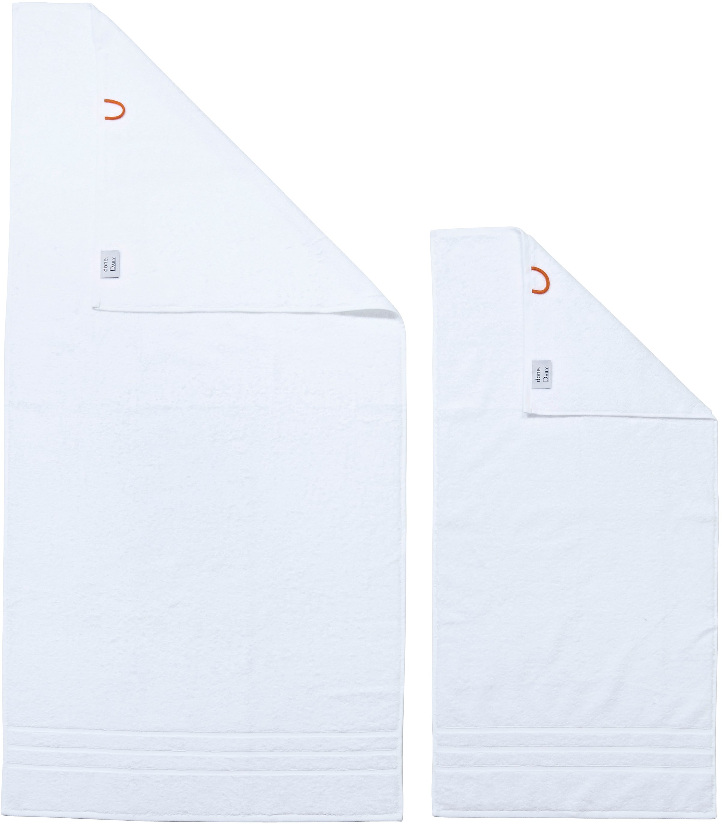 done.® Handtuch Set »Daily Uni« saugfähiges Walkfrottier, in verschiedenen Set Varianten erhältlich
