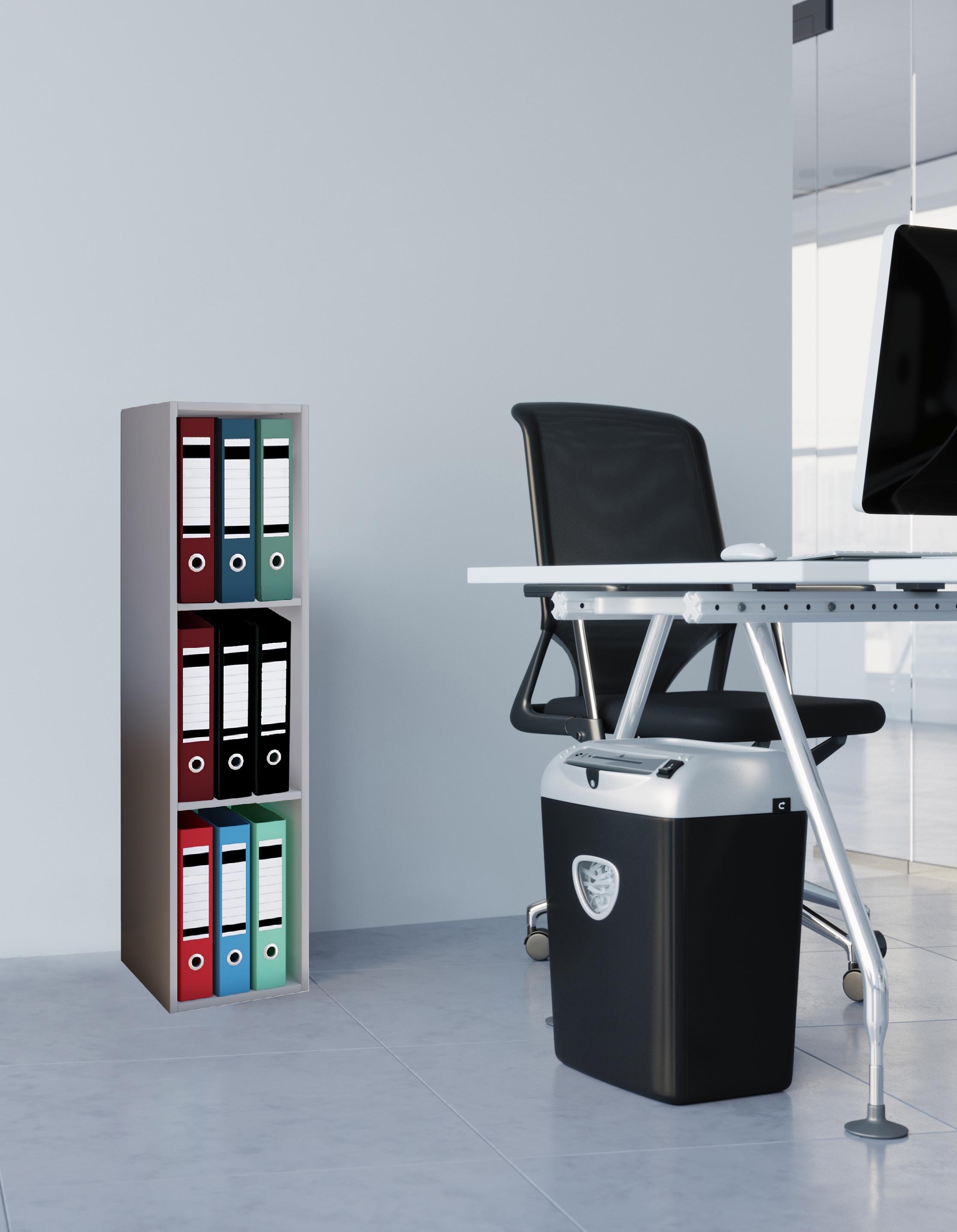 VCM Bücherregal »Holz Büro Regal Bücher Ordner Aktenregal Offas 3f« 1 Stk. tlg.