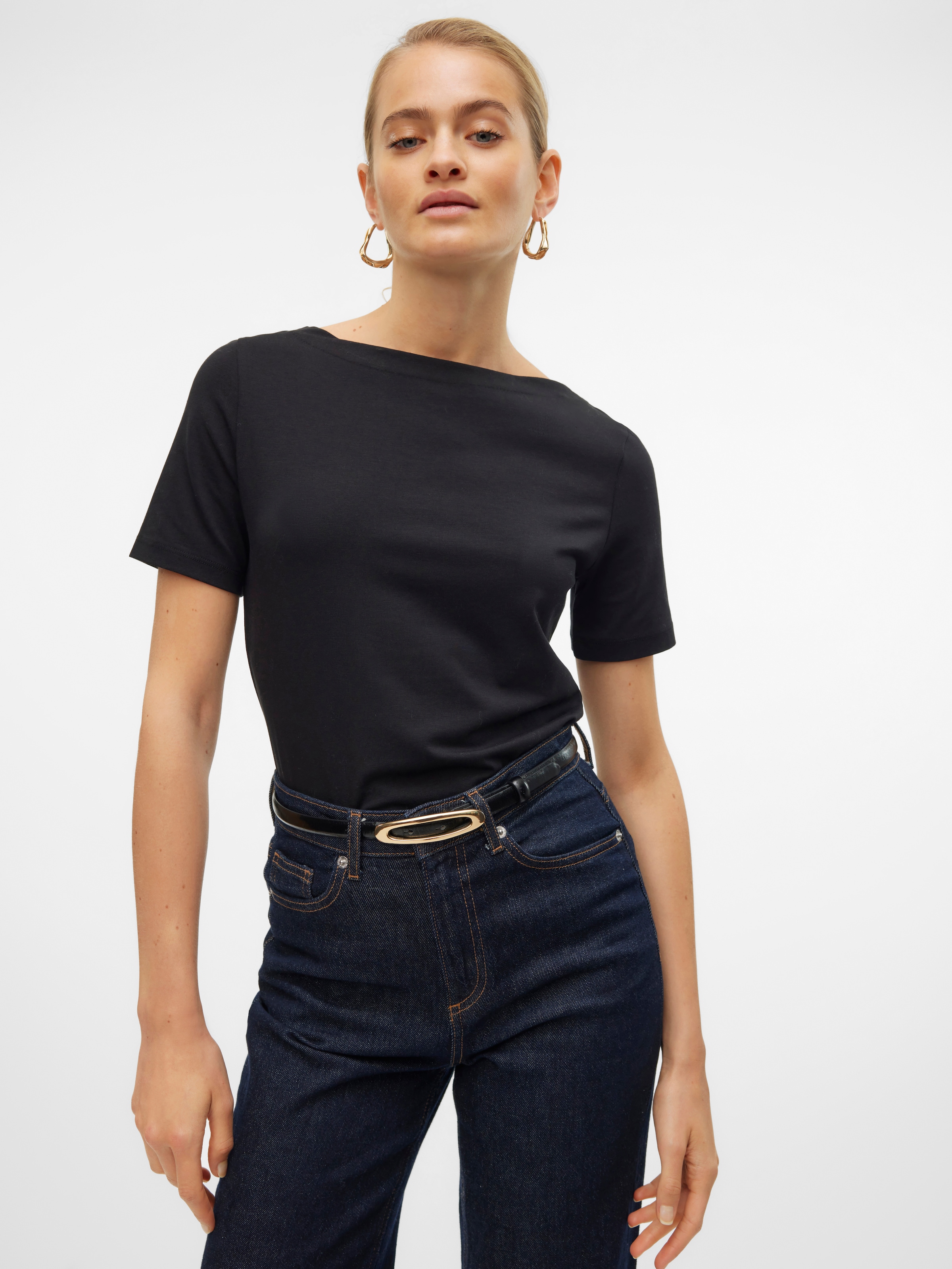 Vero Moda Kurzarmshirt »VMPANDA MODAL S/S TOP NOOS«
