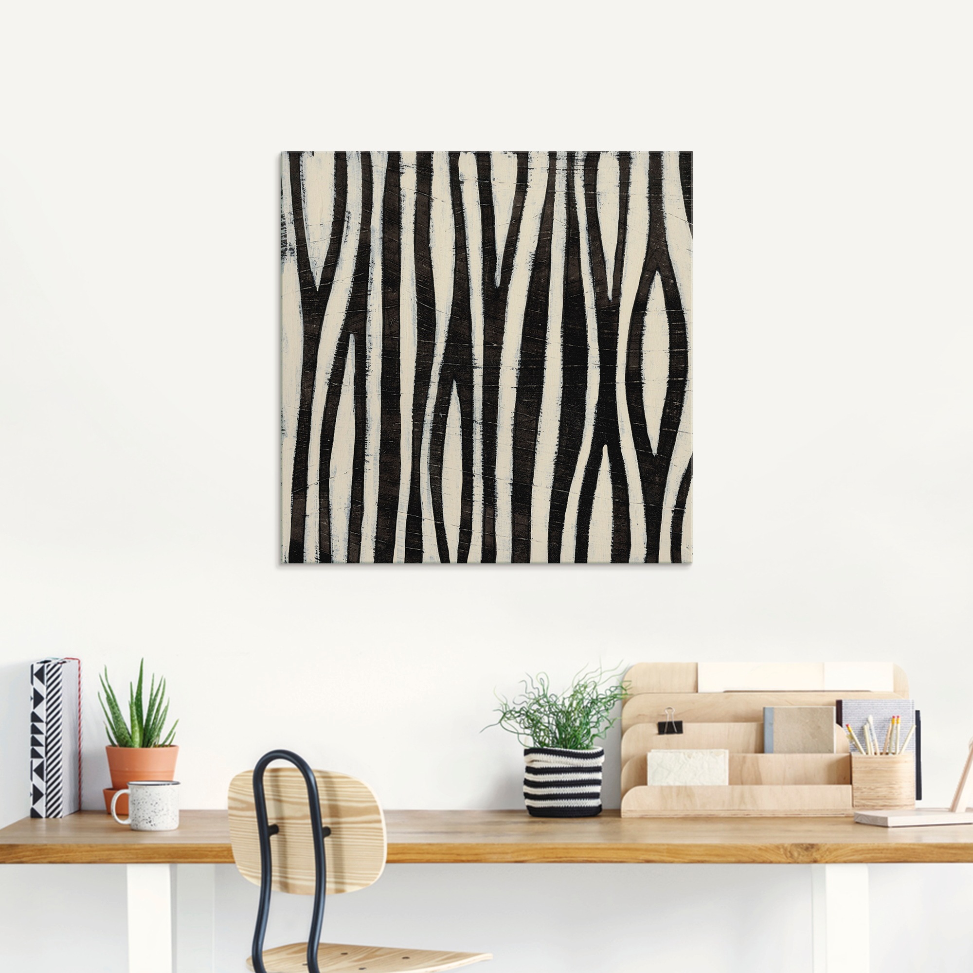 Artland Glasbild »Hieroglyph XI«, Muster, (1 St.), in verschiedenen Größen