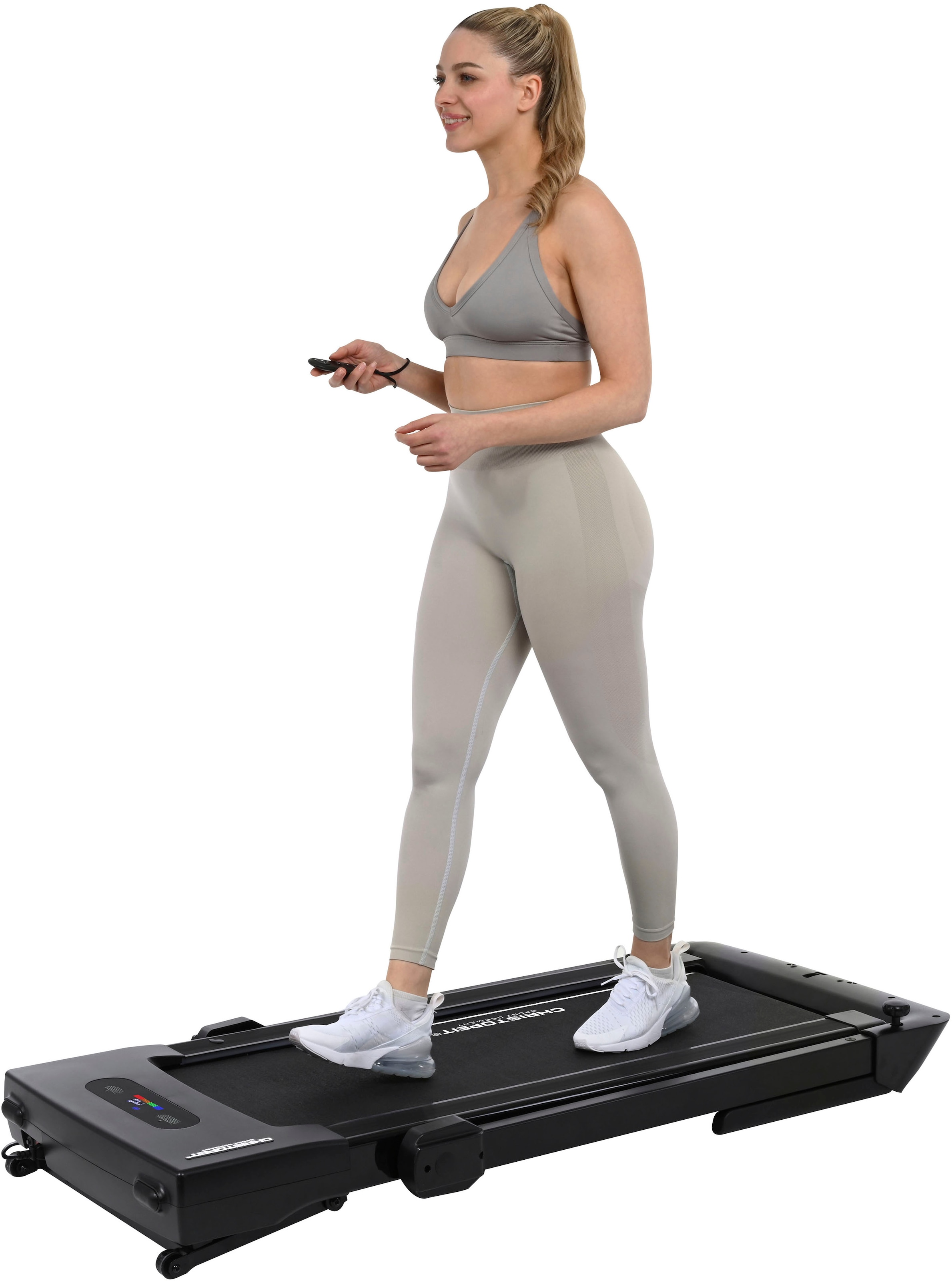 Christopeit Sport® Laufband »2 in 1«, (1 tlg., inkl. Bluetooth-Musikboxen), bis max. 14 km/h, klappbar