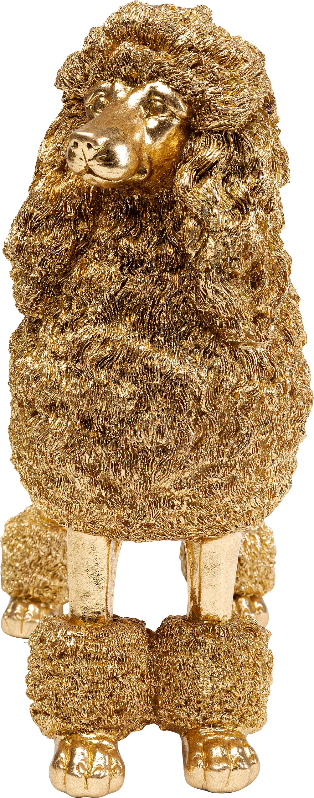 Kare Design Dekofigur »Mrs Poodle Gold 34cm«