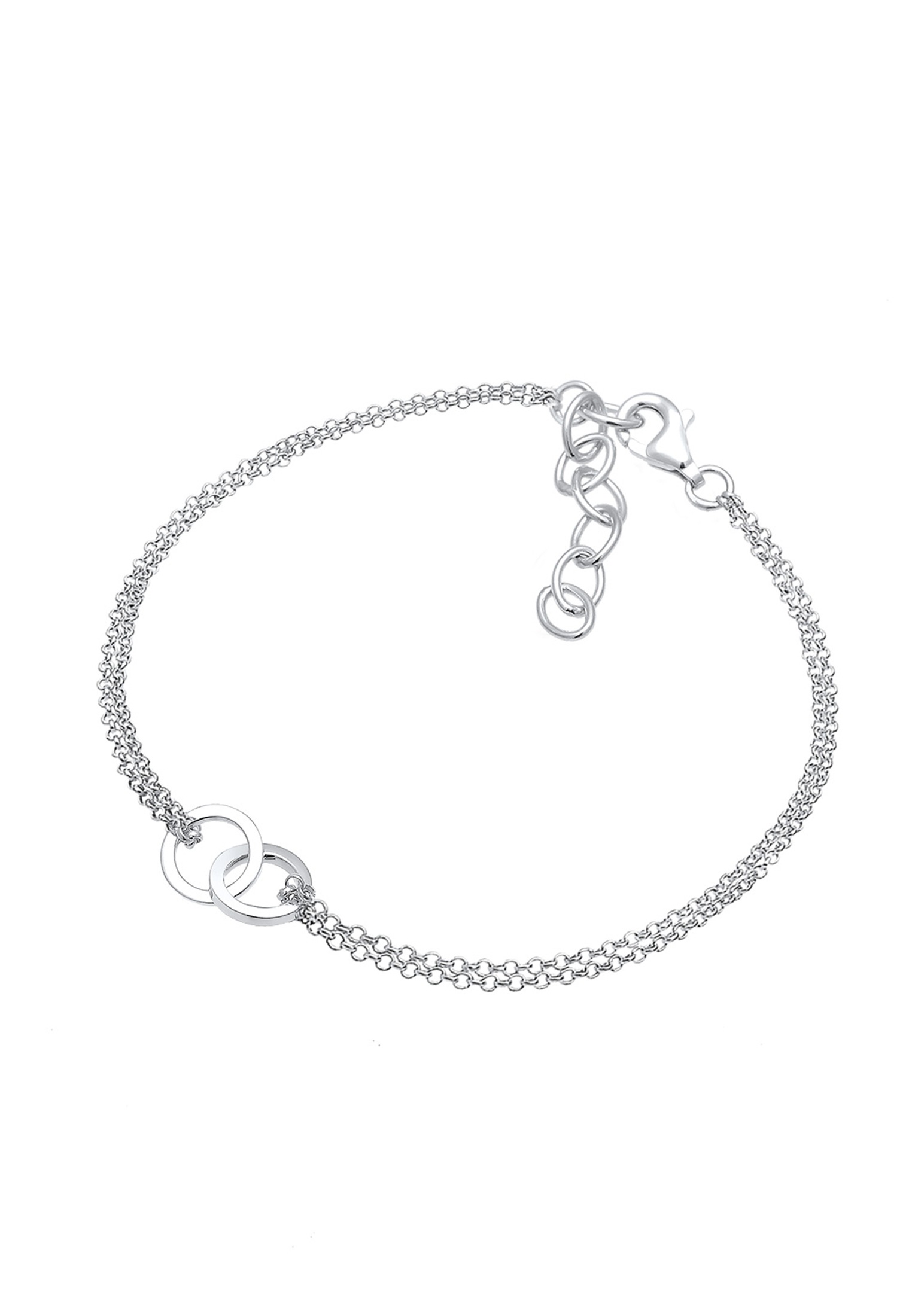 Elli Armkette »Armband Kreis Trend Verbundenheit 925 Sterling Silber«