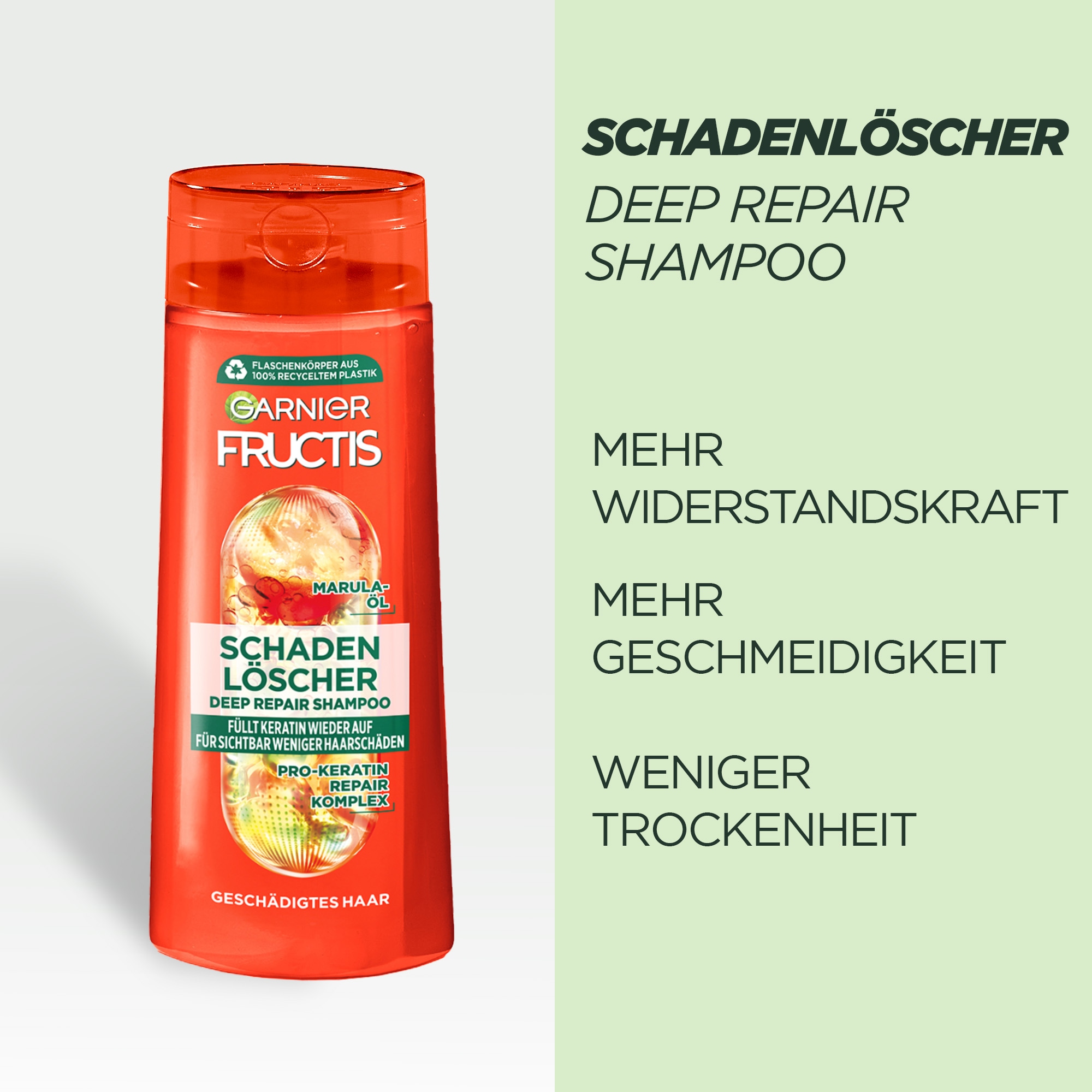 GARNIER Haarshampoo »Garnier Fructis Schadenlöscher Shampoo« Repariert Haarschäden