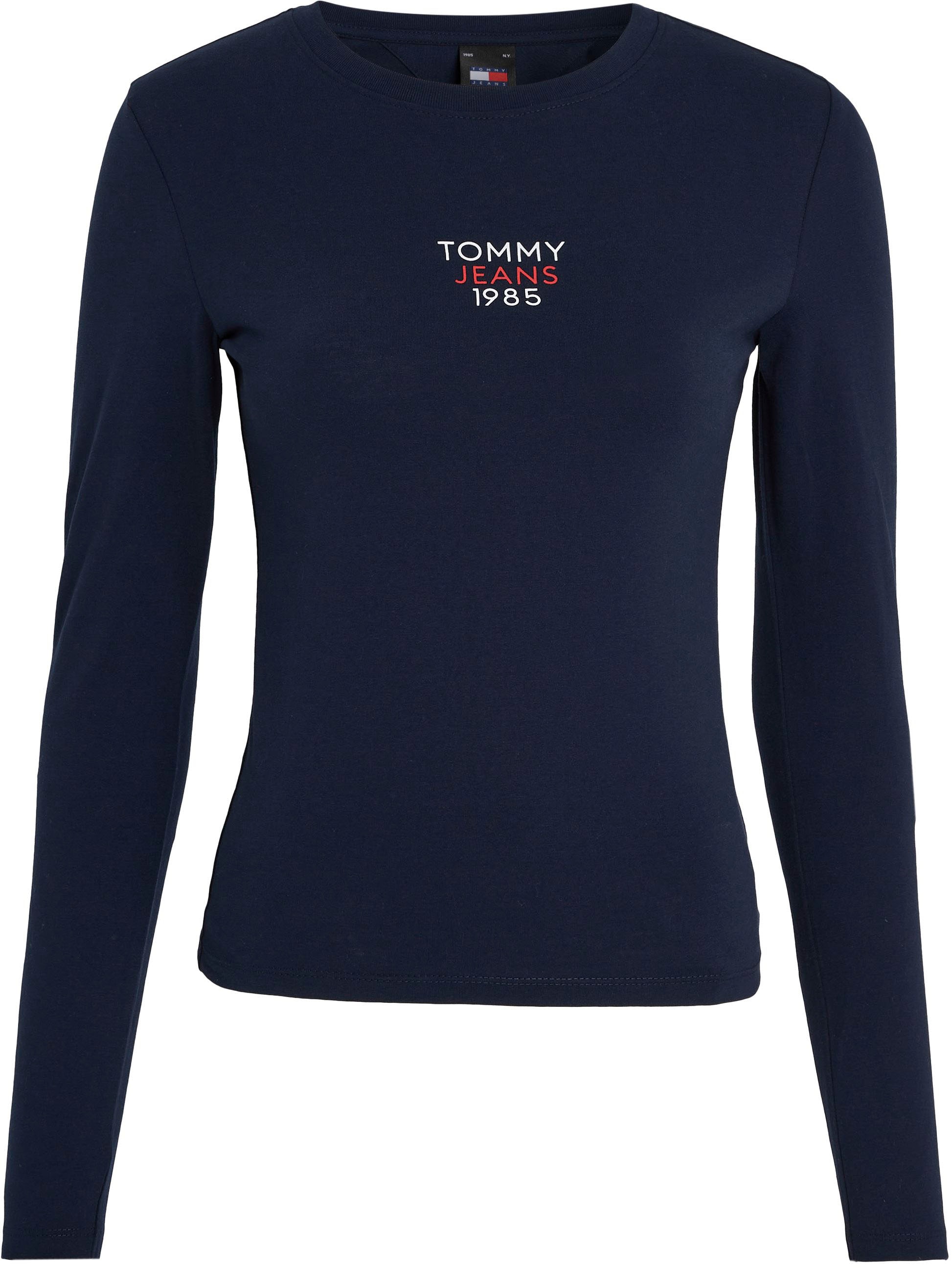 Tommy Jeans Curve SLIM LS Logo-Schriftzug ESSENTIAL Tommy Jeans ♕ bei LOGO T-Shirt mit 1 EXT«, »TJW