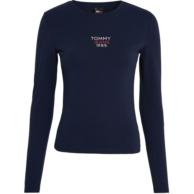 Tommy Jeans Curve T-Shirt »TJW SLIM ESSENTIAL LOGO 1 LS EXT«, mit Tommy  Jeans Logo-Schriftzug bei ♕