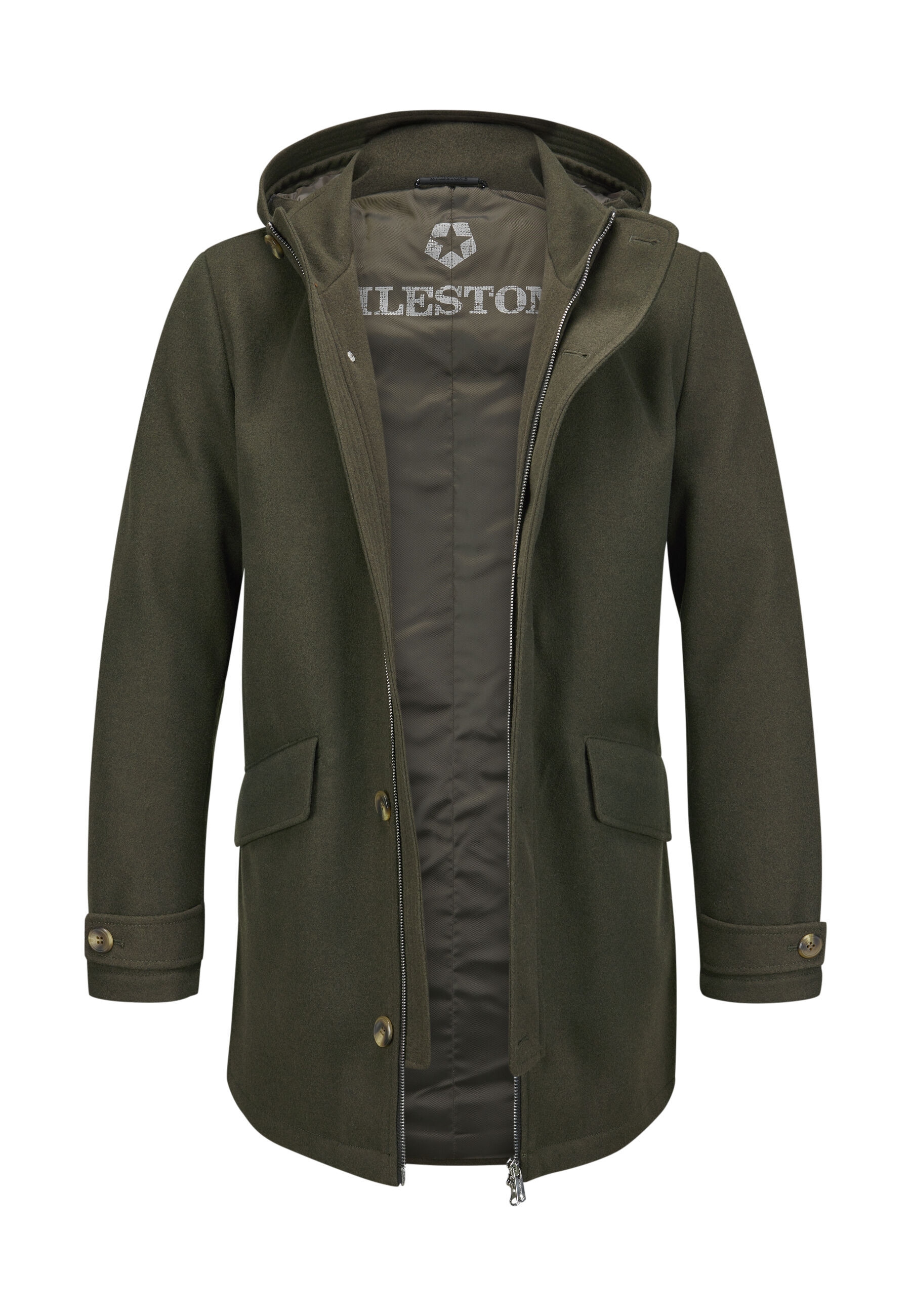 Milestone Winterjacke »MSAshton« mit Kapuze mit leicht taillierter Passform