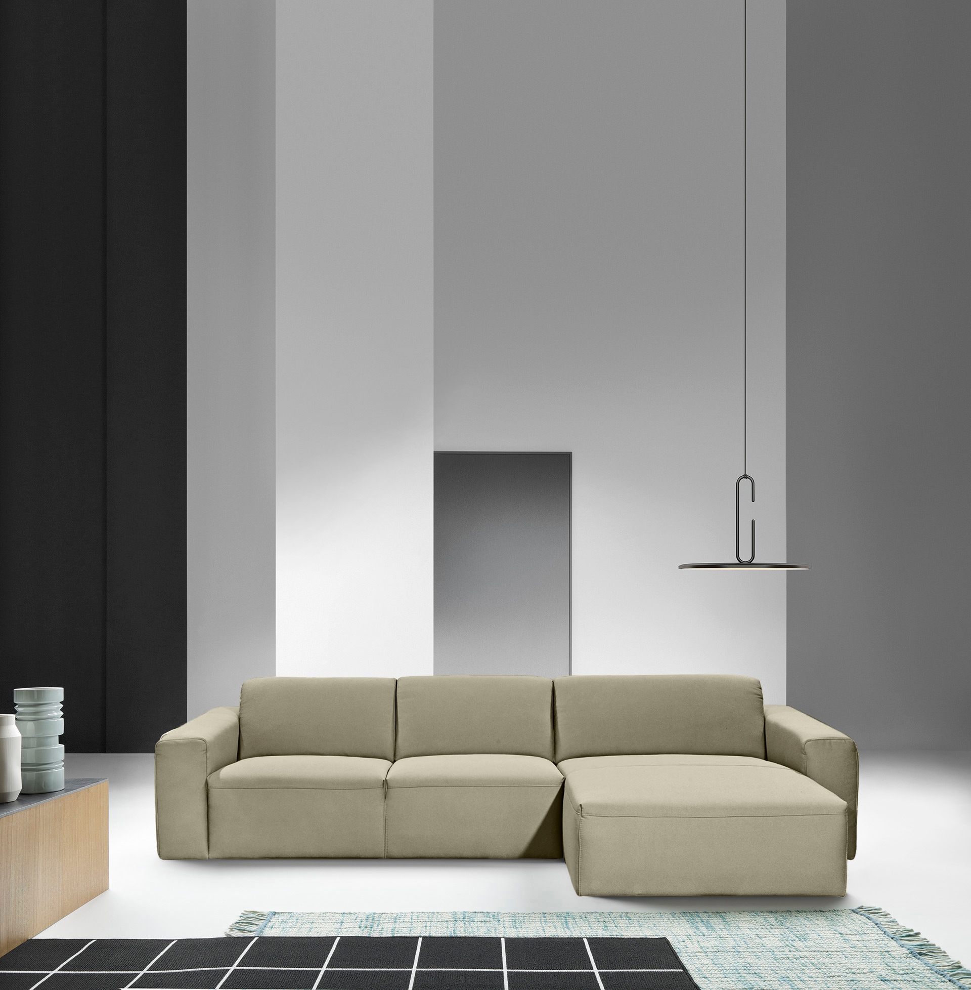 Ecksofa »Be True, L-Form«, mit zeitlosem Design und tiefer Sitzfläche