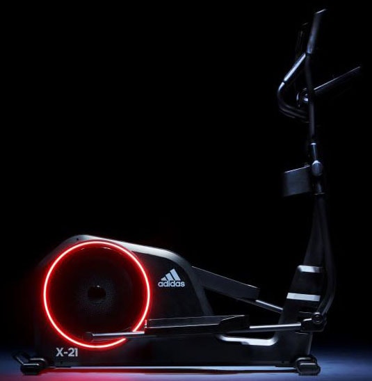 adidas Performance Crosstrainer-Ergometer »X-21«, mit Tablet-Halterung, LED-Beleuchtung, mit Bluetooth und App-Funktion