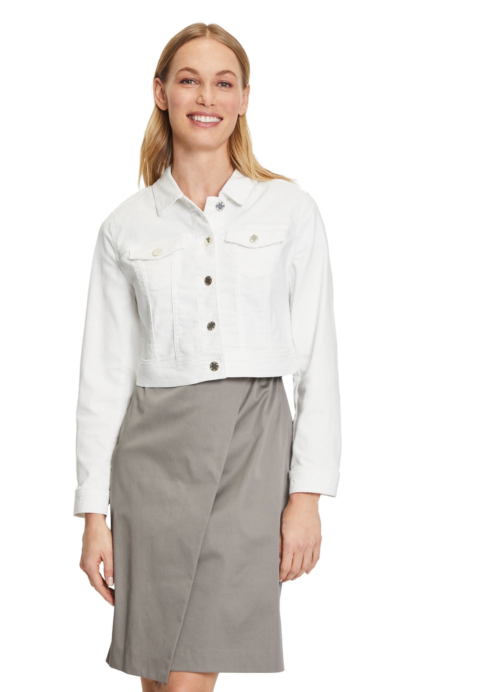 Vera Mont Jeansjacke »Jeansjacke mit Patches«