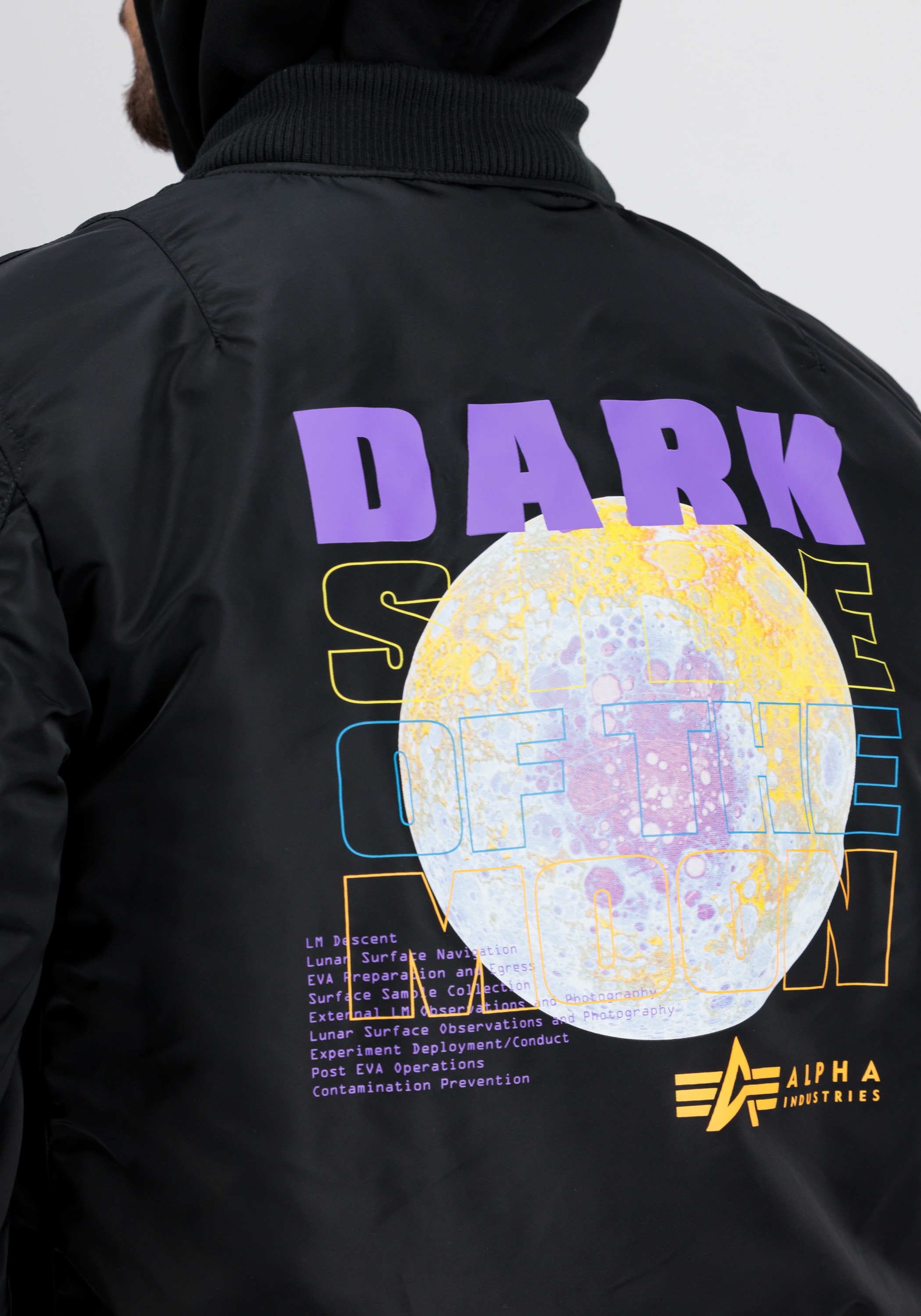 Alpha Industries Bomberjacke »Alpha Industries Men - Bomber Jackets MA-1 VF Hood Dark Side«