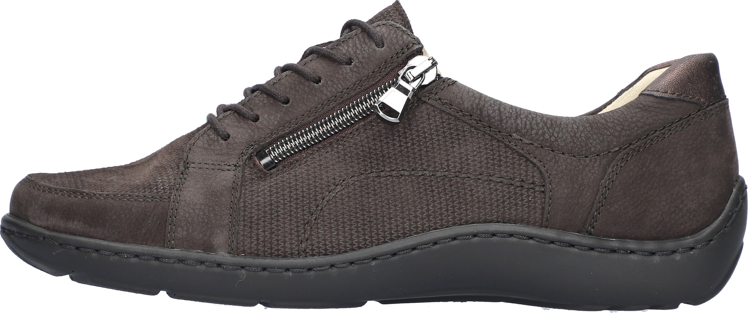 Waldläufer Schnürschuh »Henni«  Halbschuh, Sneaker, Komfortschuh mit Reißverschluss, H-Weite
