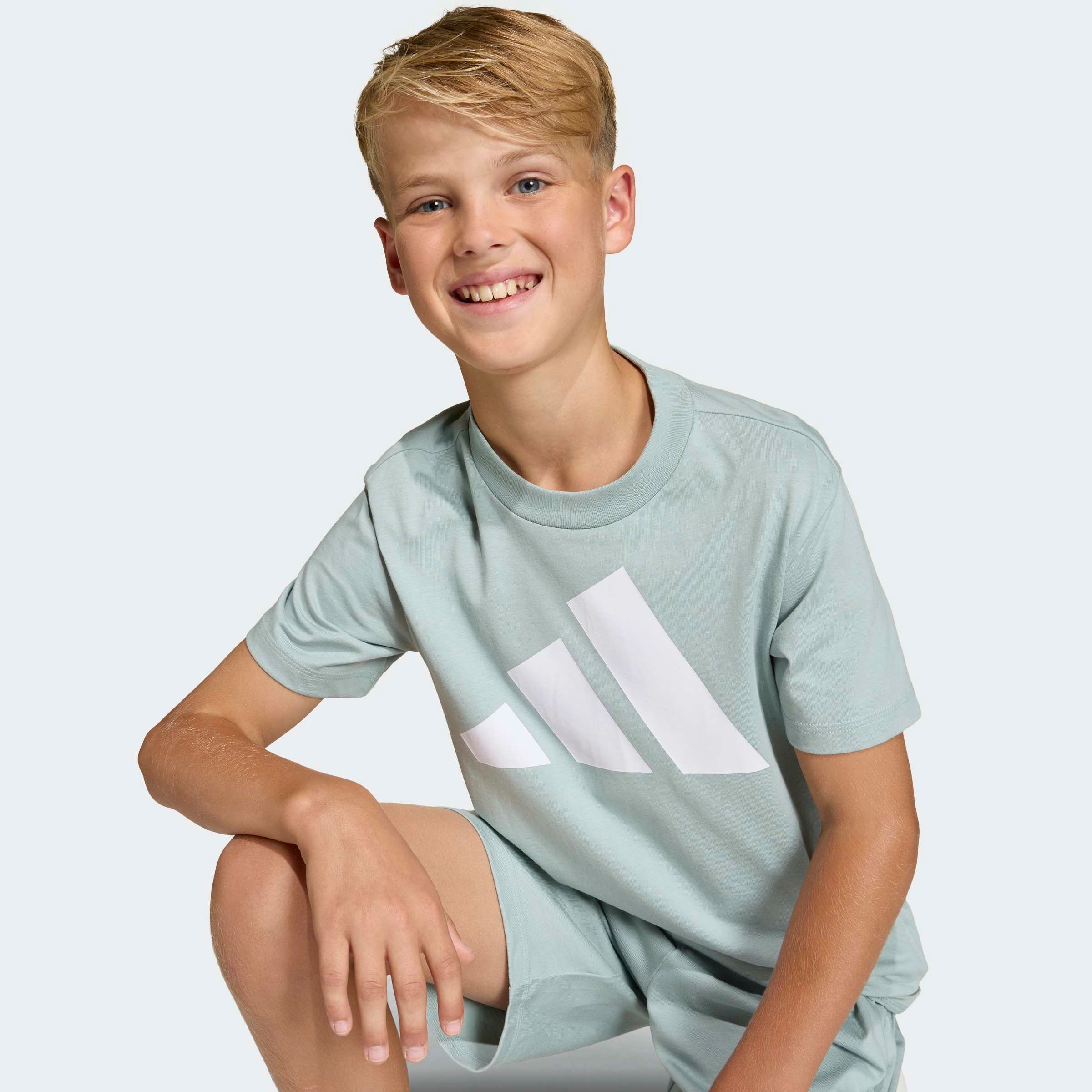 adidas Sportswear T-Shirt »ESSENTIALS KIDS« für Kinder und Teens, mit Rundhalsausschnitt, aus 100 % Baumwolle