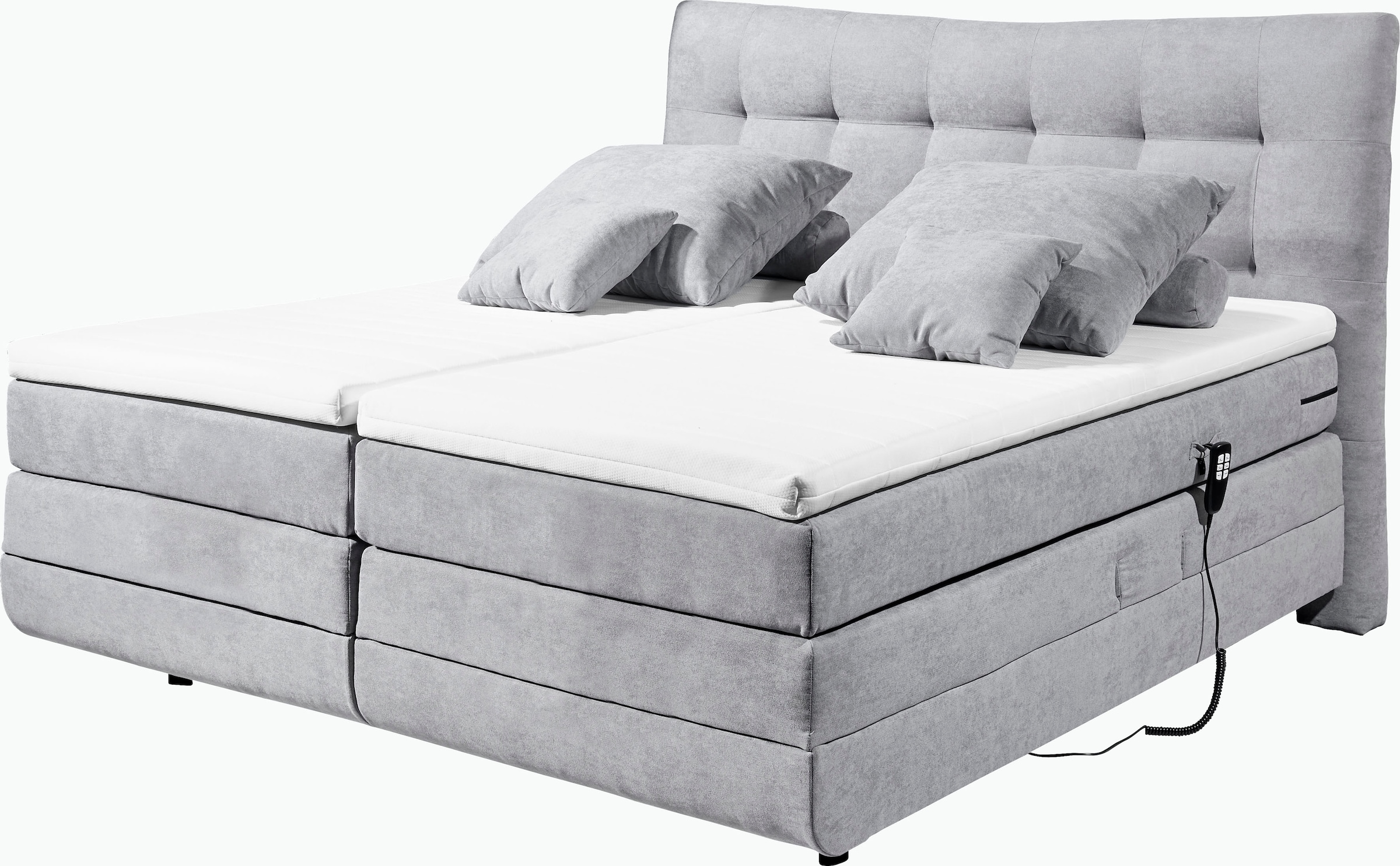 ED EXCITING DESIGN Boxspringbett »Malibu«, inkl. Motor und Topper