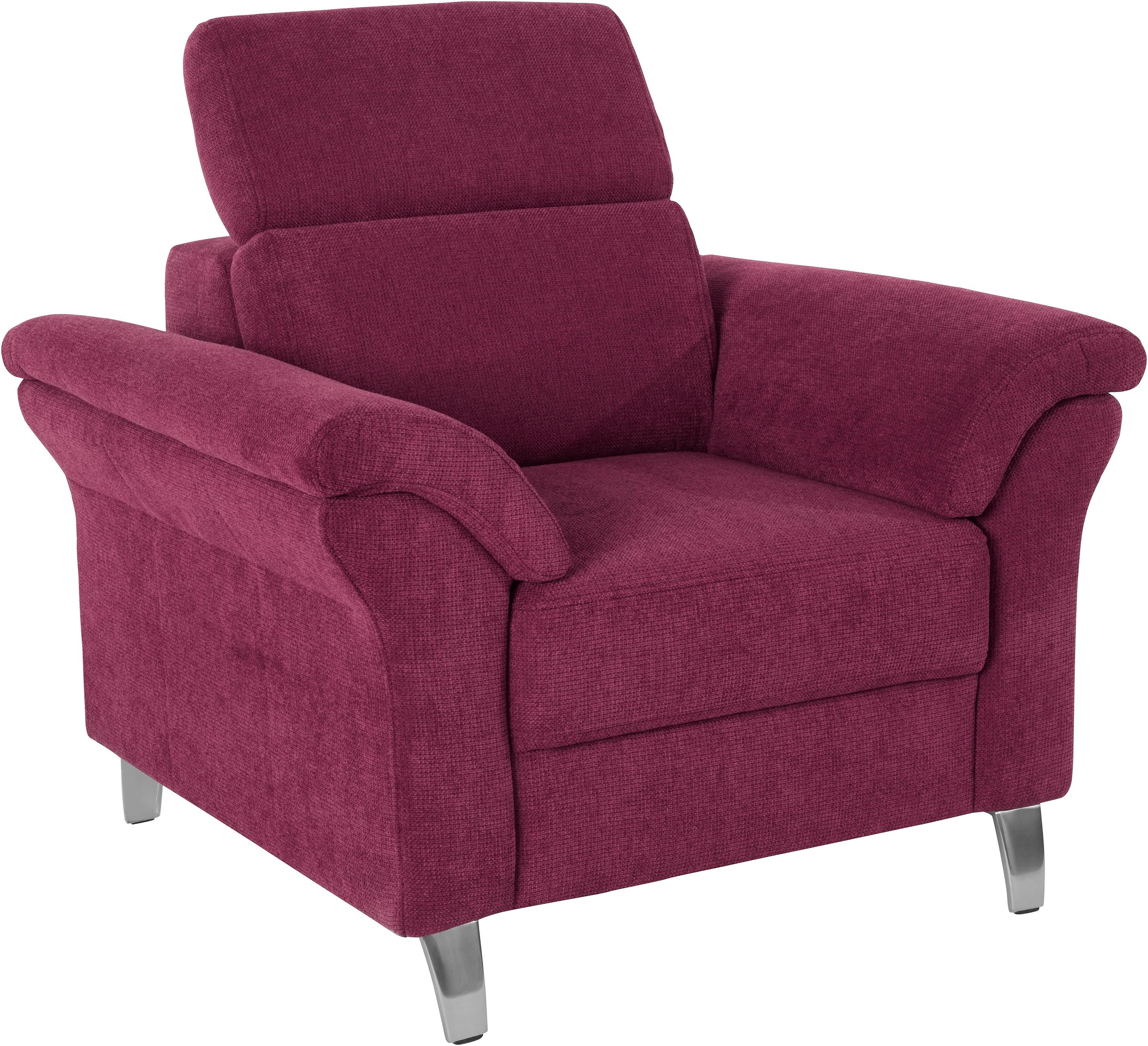 sit&more Sessel »Arngast«, inklusive Federkern und Kopfteilverstellung