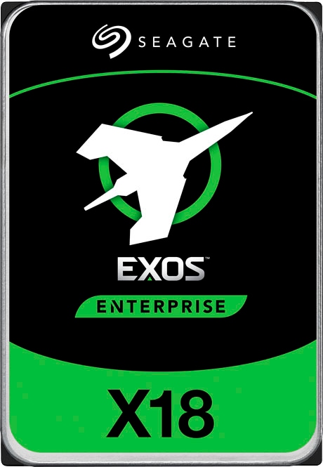 Seagate HDD-Festplatte »Exos X18 18TB SATA 512E/4KN«, 3,5 Zoll, Anschluss SATA III