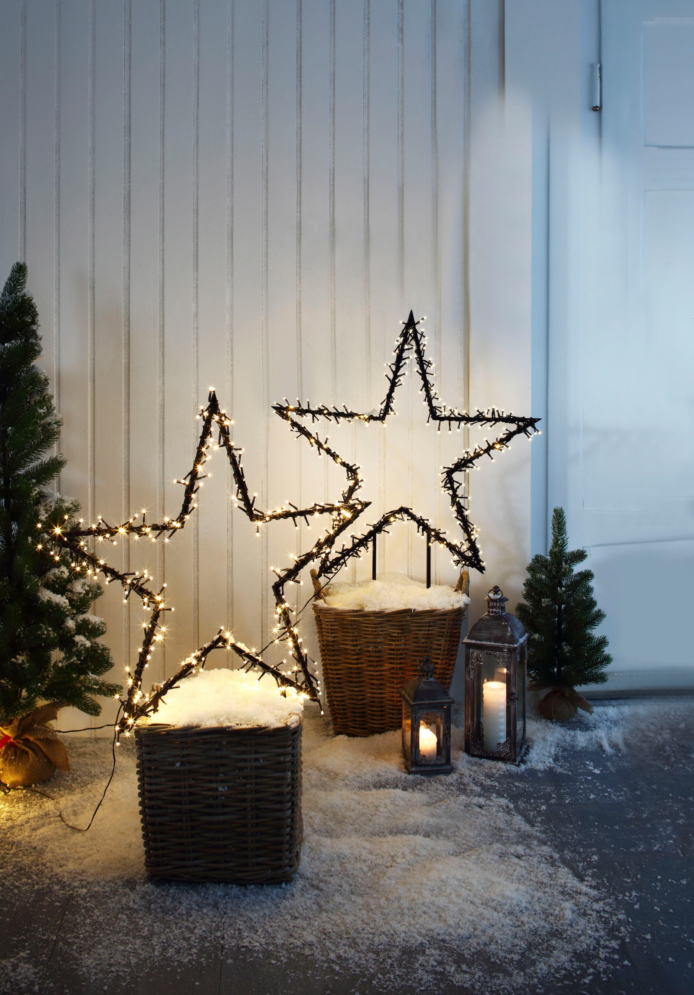 Star-Max LED Stern »Weihnachtsstern, Weihnachtsdeko«, Gartenstecker mit LED-Beleuchtung