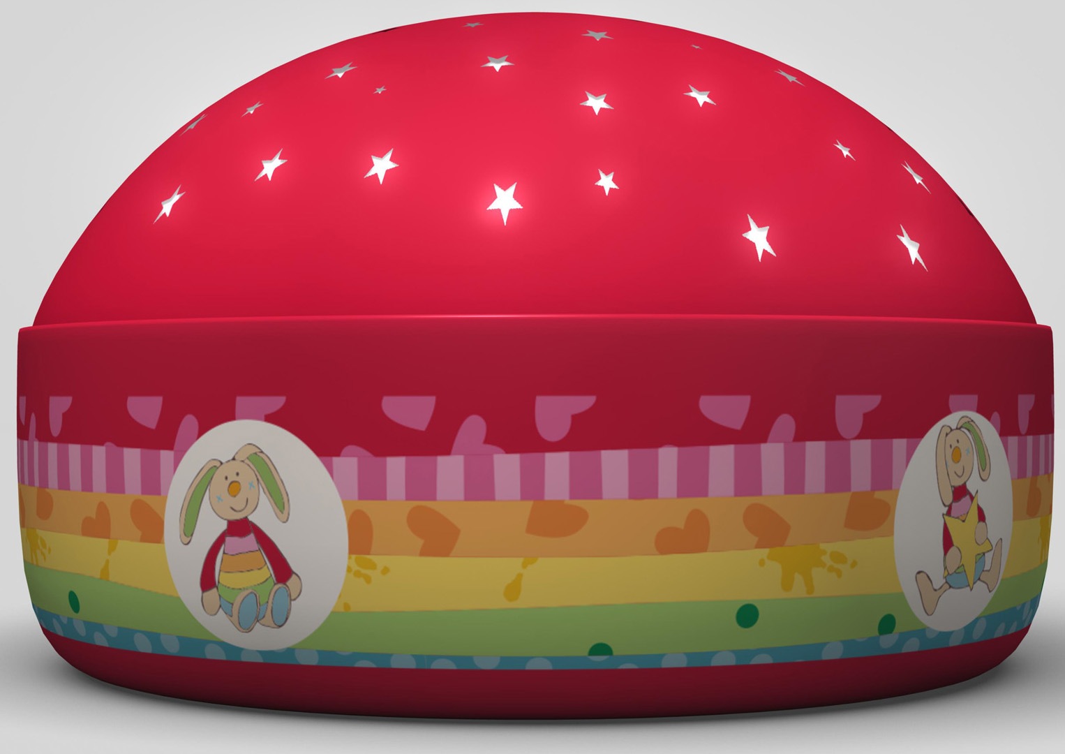 niermann LED Nachtlicht »Rainbow Rabbit Projektor«, 1 flammig, Nachtlicht Rainbow Rabbit Projektor