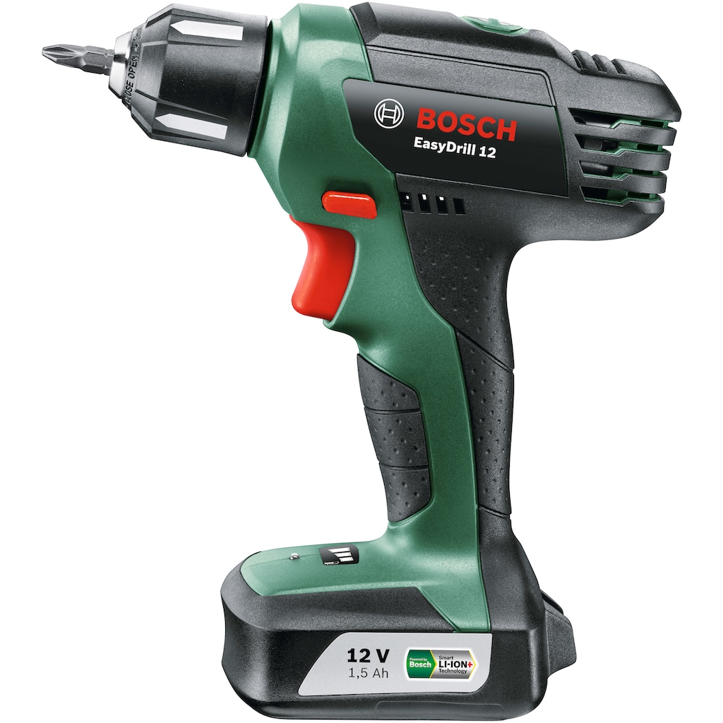 Bosch Home & Garden Akku-Bohrschrauber »EasyDrill 12«, (Set), inkl. Akku, Ladegerät & Schrauberbit