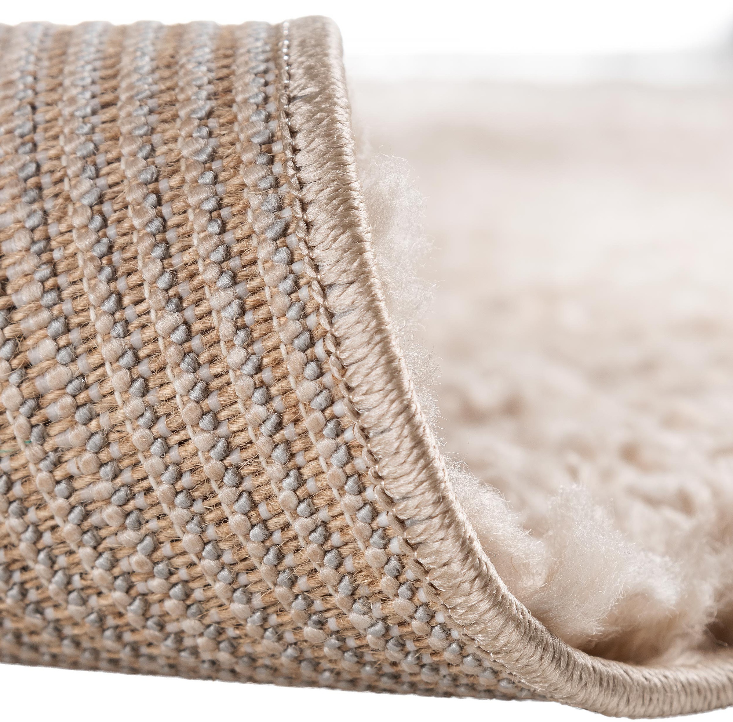 Sehrazat Hochflor-Teppich »Ethno1800«, rechteckig, 30 mm Höhe, melierter Langflor, Wohnzimmer