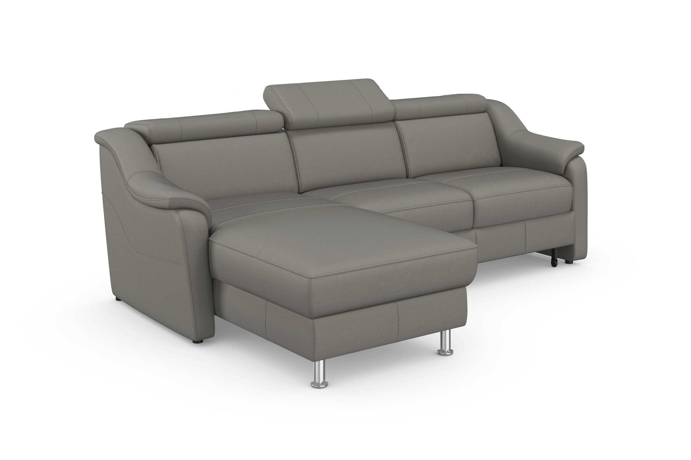 sit&more Ecksofa »Freetown L-Form« inklusive Kopfteilverstellung und komfortablem Federkern