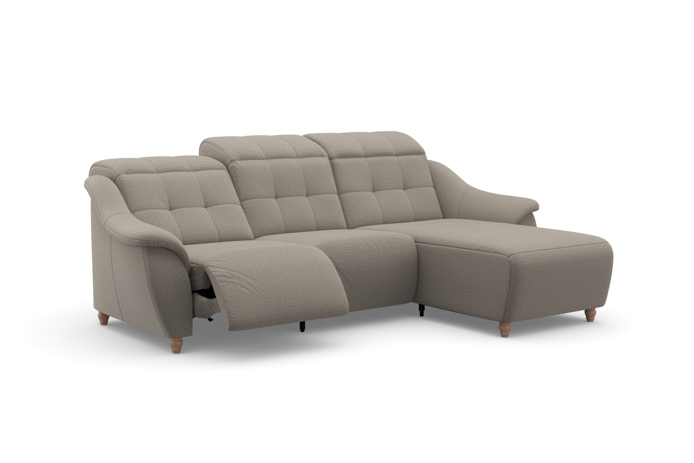 Home affaire Ecksofa »Boston L-Form«, (2 St.), Kopfteilverstellung an jeder Sitzfläche, wahlweise Relaxfunktion