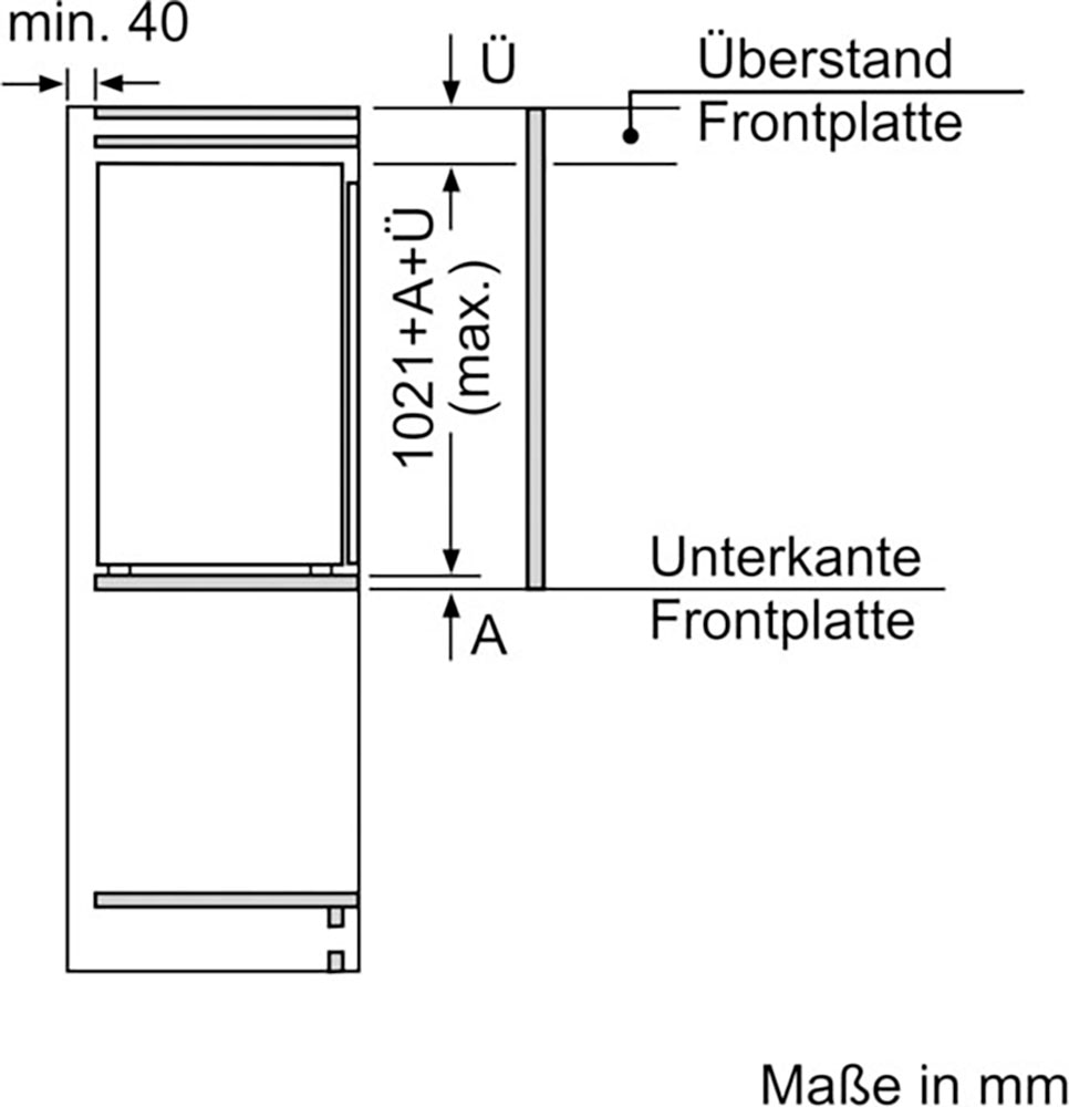 Constructa Einbaukühlschrank »CK232NSE0«