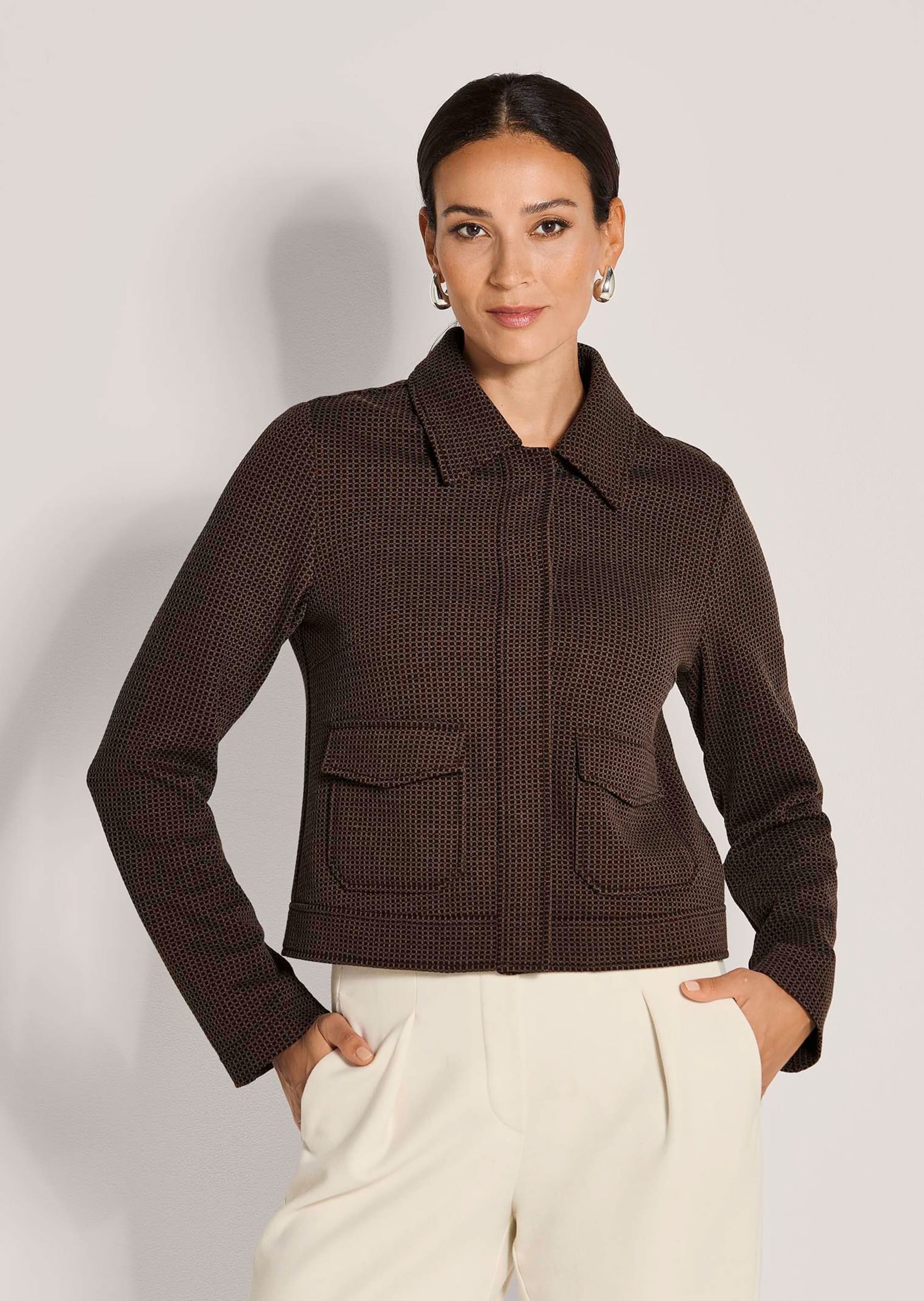 MADELEINE Jackenblazer »Blazer Jerseyblazer in Waffeloptik«