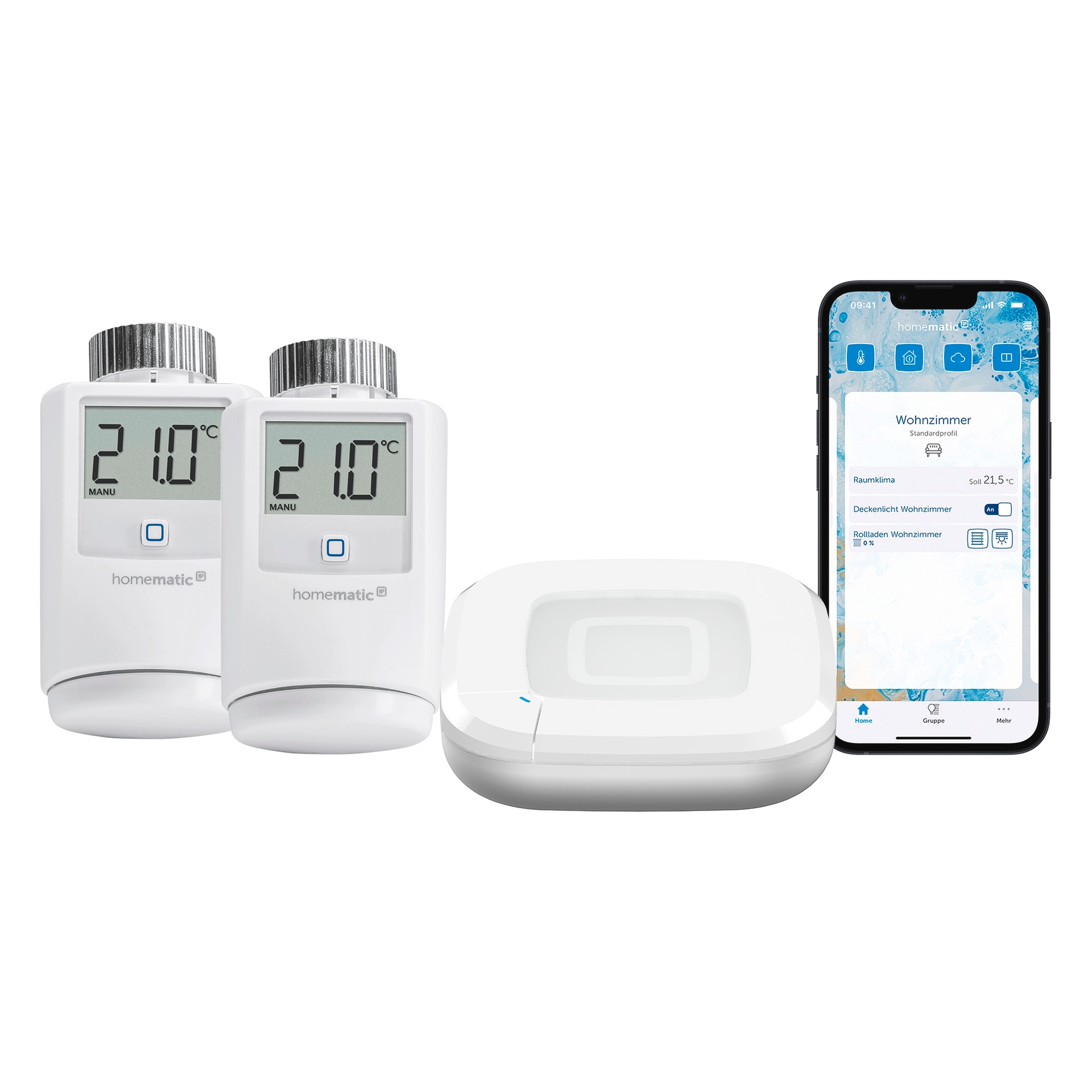 eQ-3 Homematic IP Starter Bundle Heizen für 2 Heizkörper