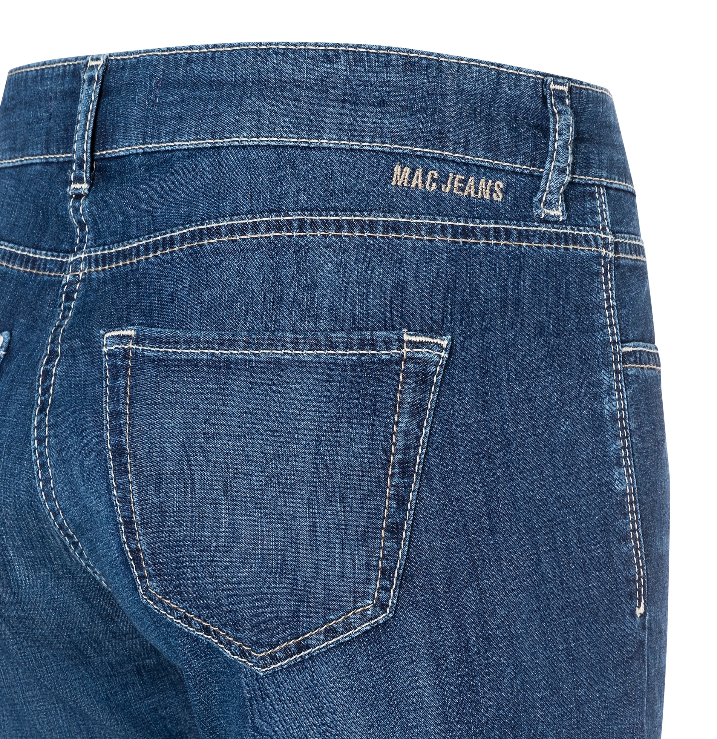 MAC Ankle-Jeans »Slim 7/8«, Kontrastfarbene Nähte