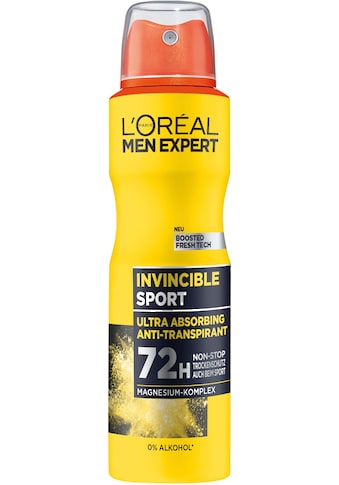 L'ORÉAL PARIS MEN EXPERT Deo-Spray »Invincible Sport Anti-Transpirant«, Zuverlässiger... kaufen