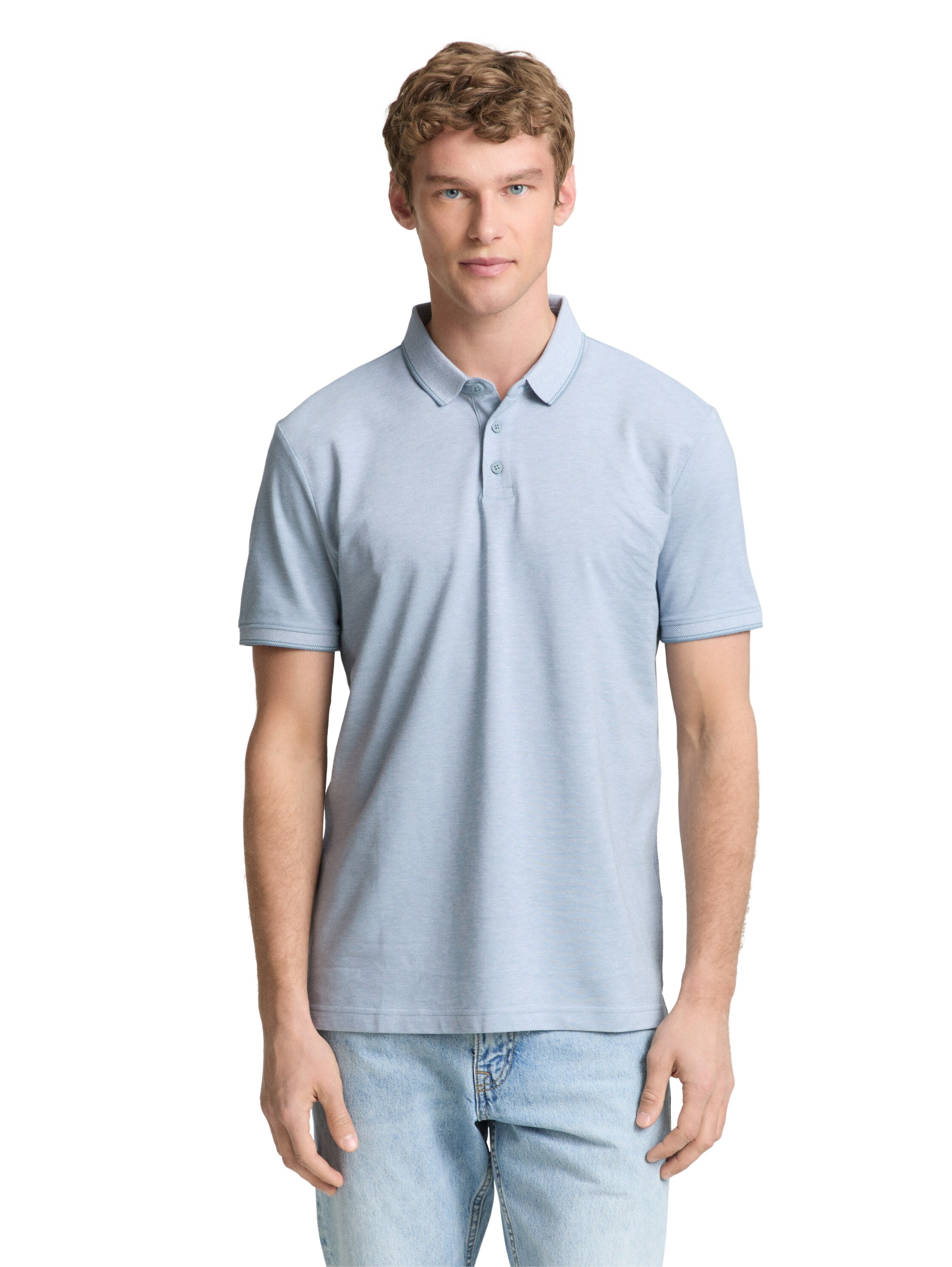 TOM TAILOR Denim Poloshirt mit Polo Kragen