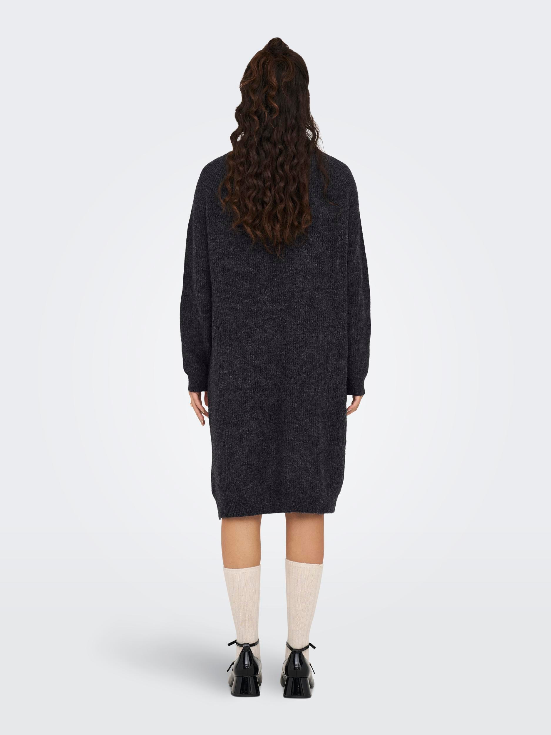 ONLY Strickkleid »ONLSILLY LS ROLLNECK DRESS BF KNT«, mit Rollkragen