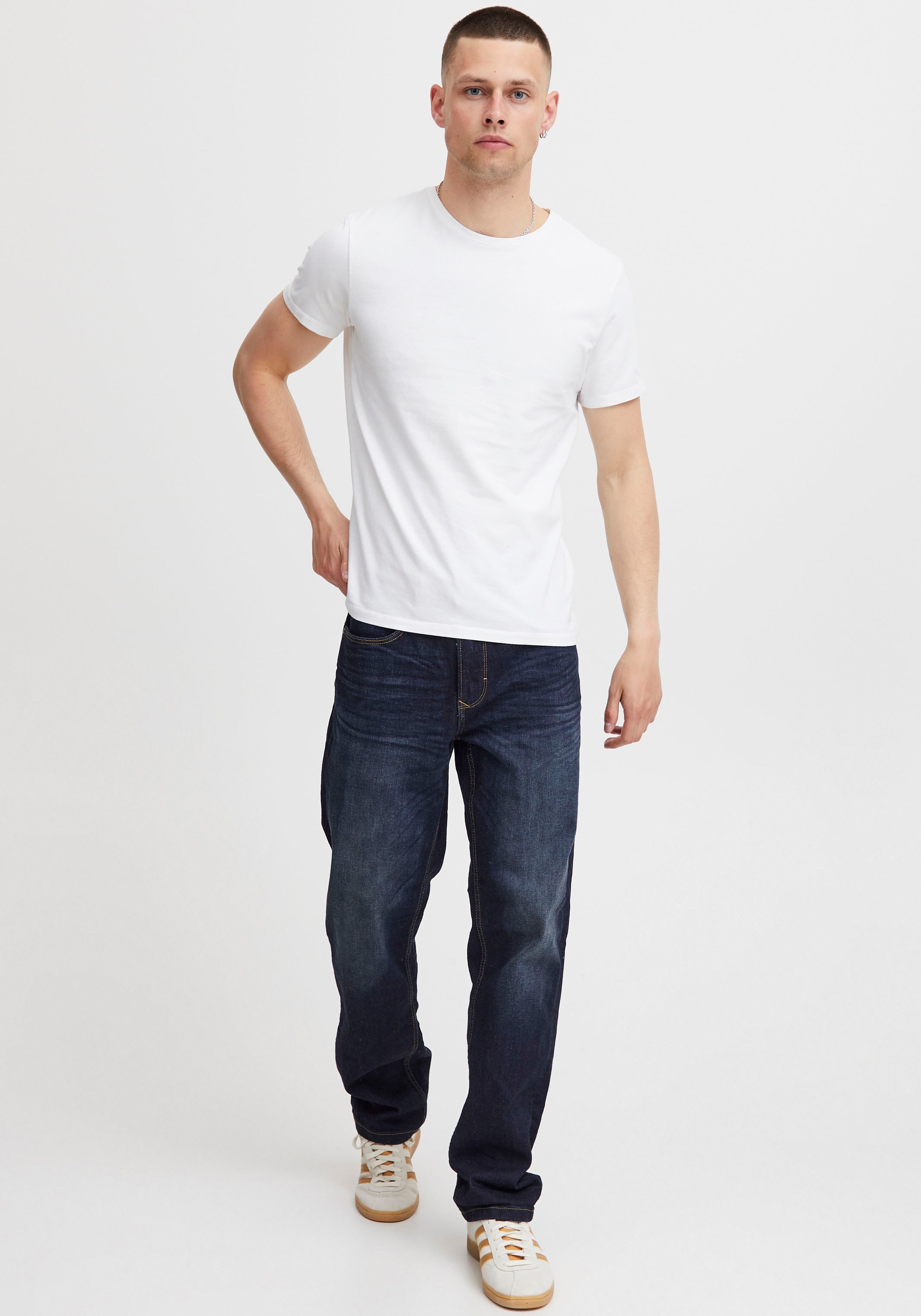 Blend Regular-fit-Jeans »BL-Rock fit« Baumwollmischung mit Elasthan, Regular Fit, elastisches Denim