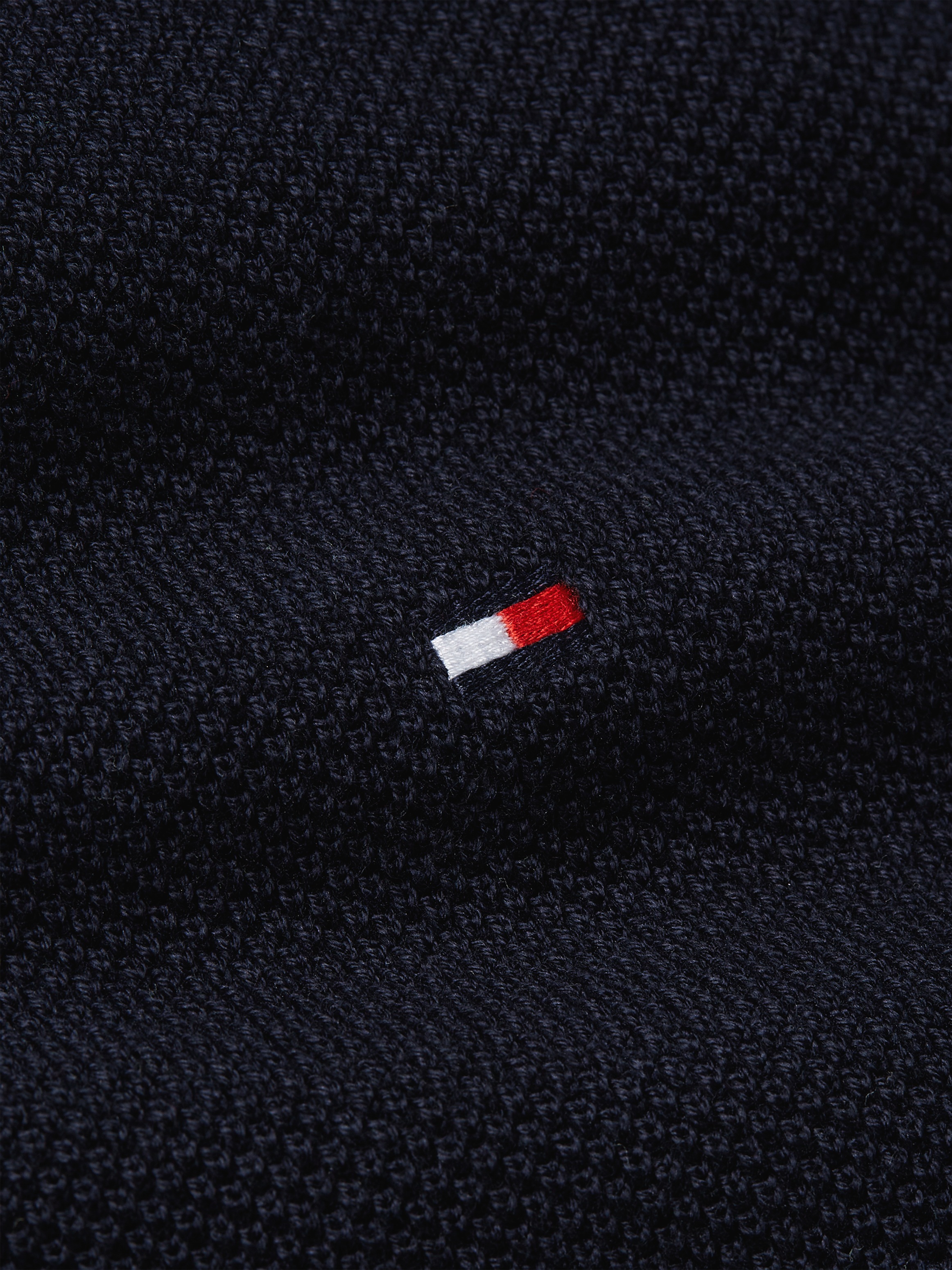 Tommy Hilfiger Rundhalspullover »ESSENTIAL STRUCTURE CREW NECK«, mit feiner Struktur