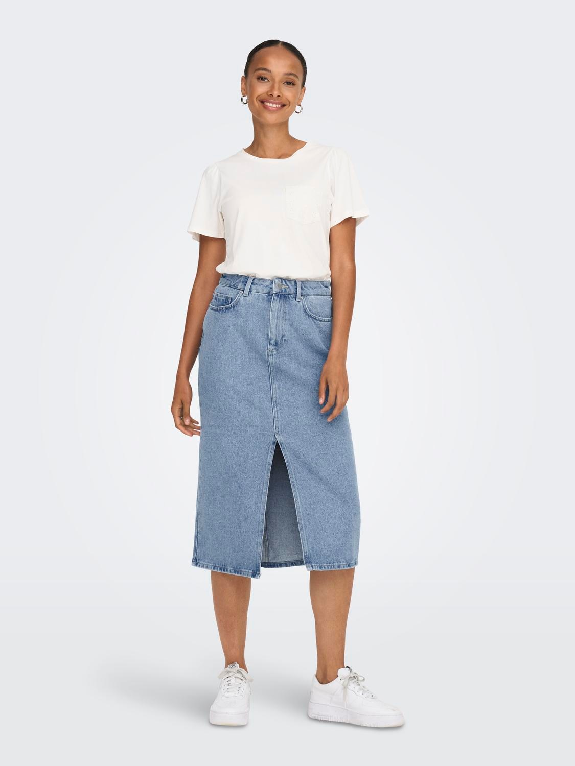 ONLY Jeansrock »ONLBIANCA MIDI SKIRT DNM REA NOOS«