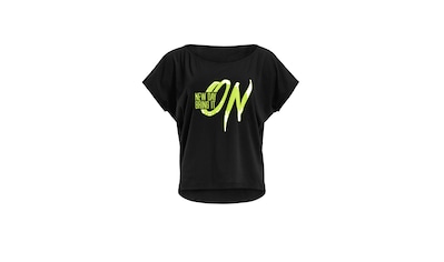 Winshape 3/4-Arm-Shirt »MCS001 ultra leicht«, mit Neon pinkem Glitzer- Aufdruck bei ♕