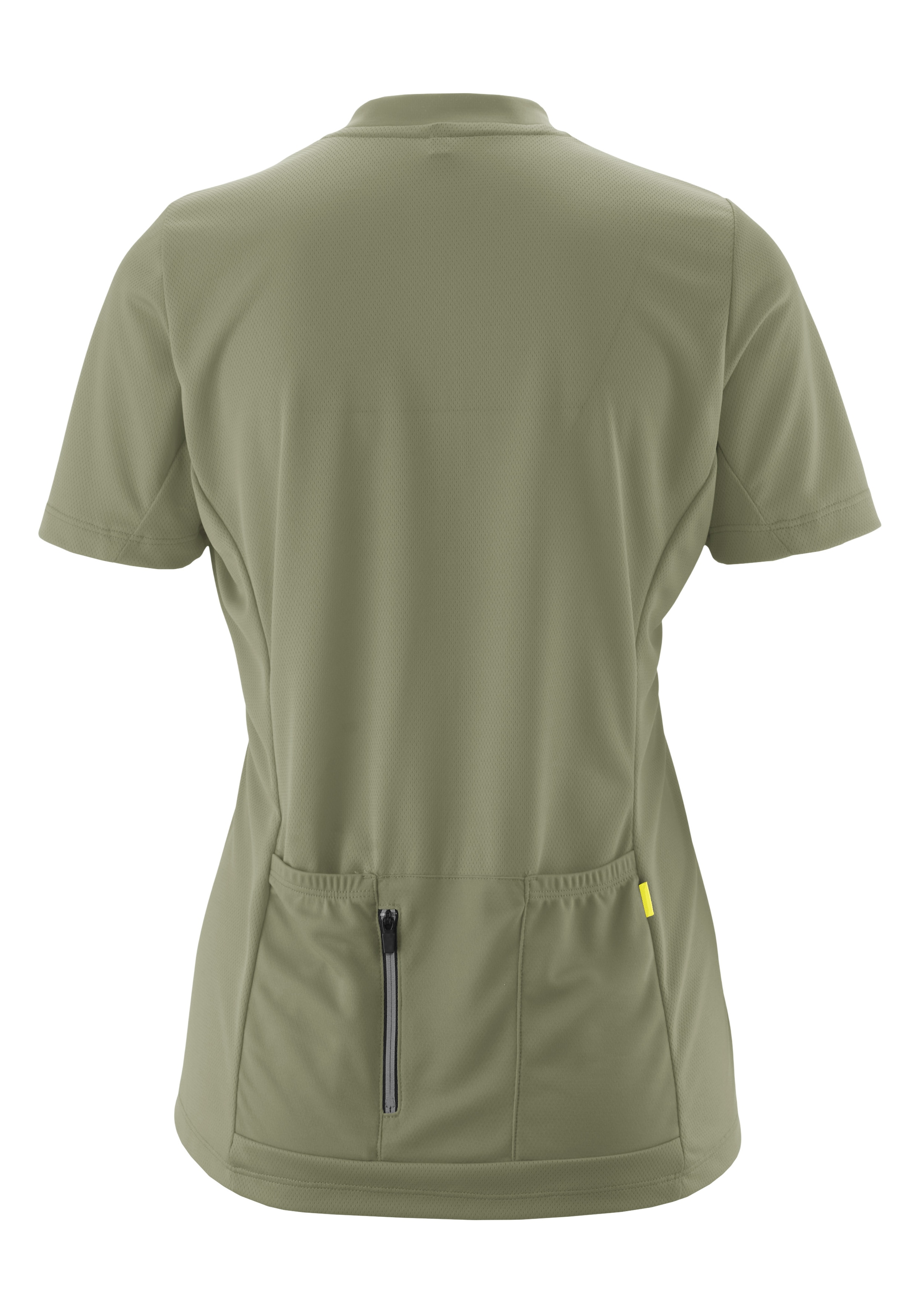 Gonso Radtrikot »SITIVO Jersey Green W« Damen Fahrradtrikot kurzarm, Half-Zip Trikot mit Rückentasche
