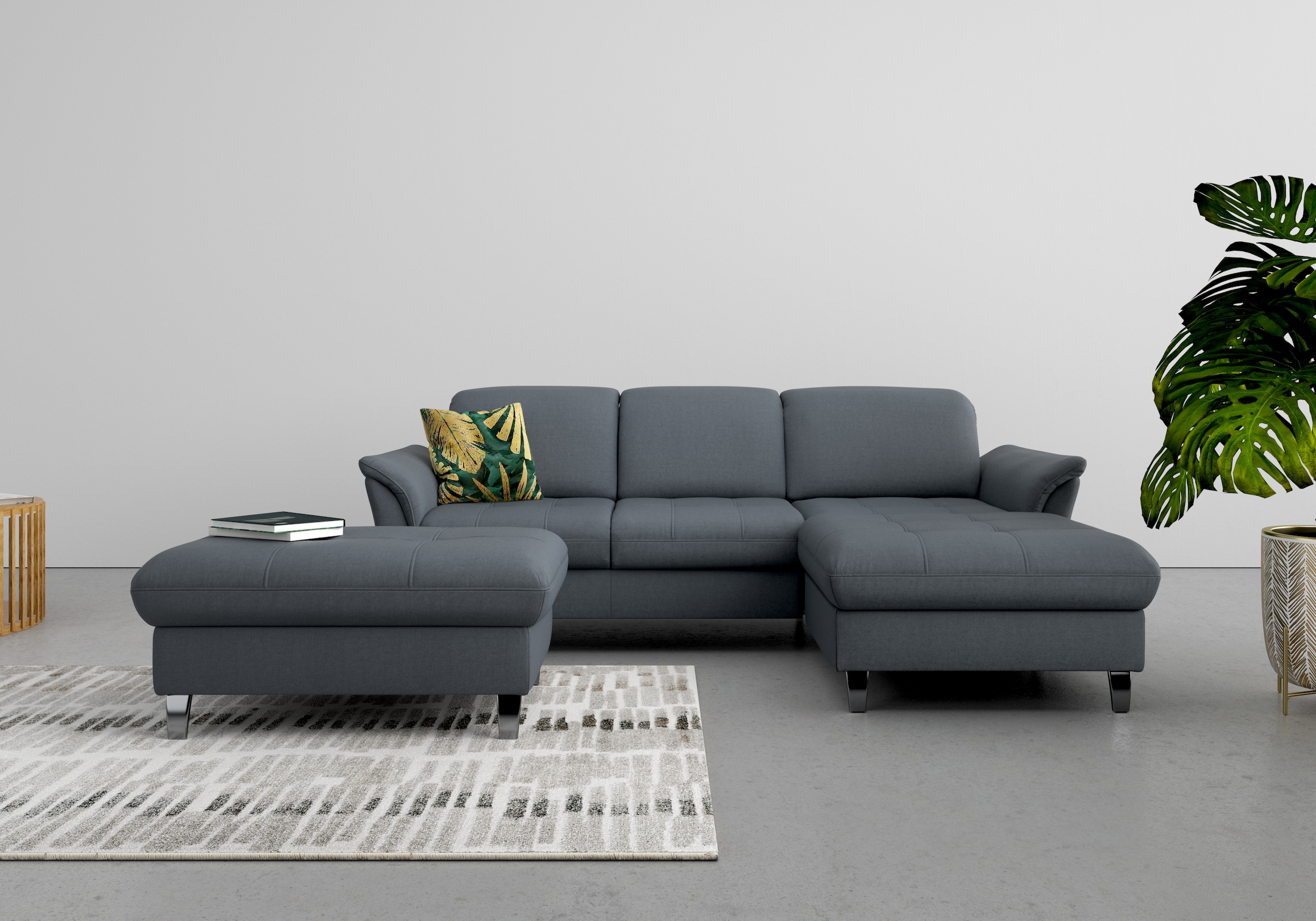 sit&more Stauraumhocker »Maggiore« mit Stauraum und modernen Metallbeinen