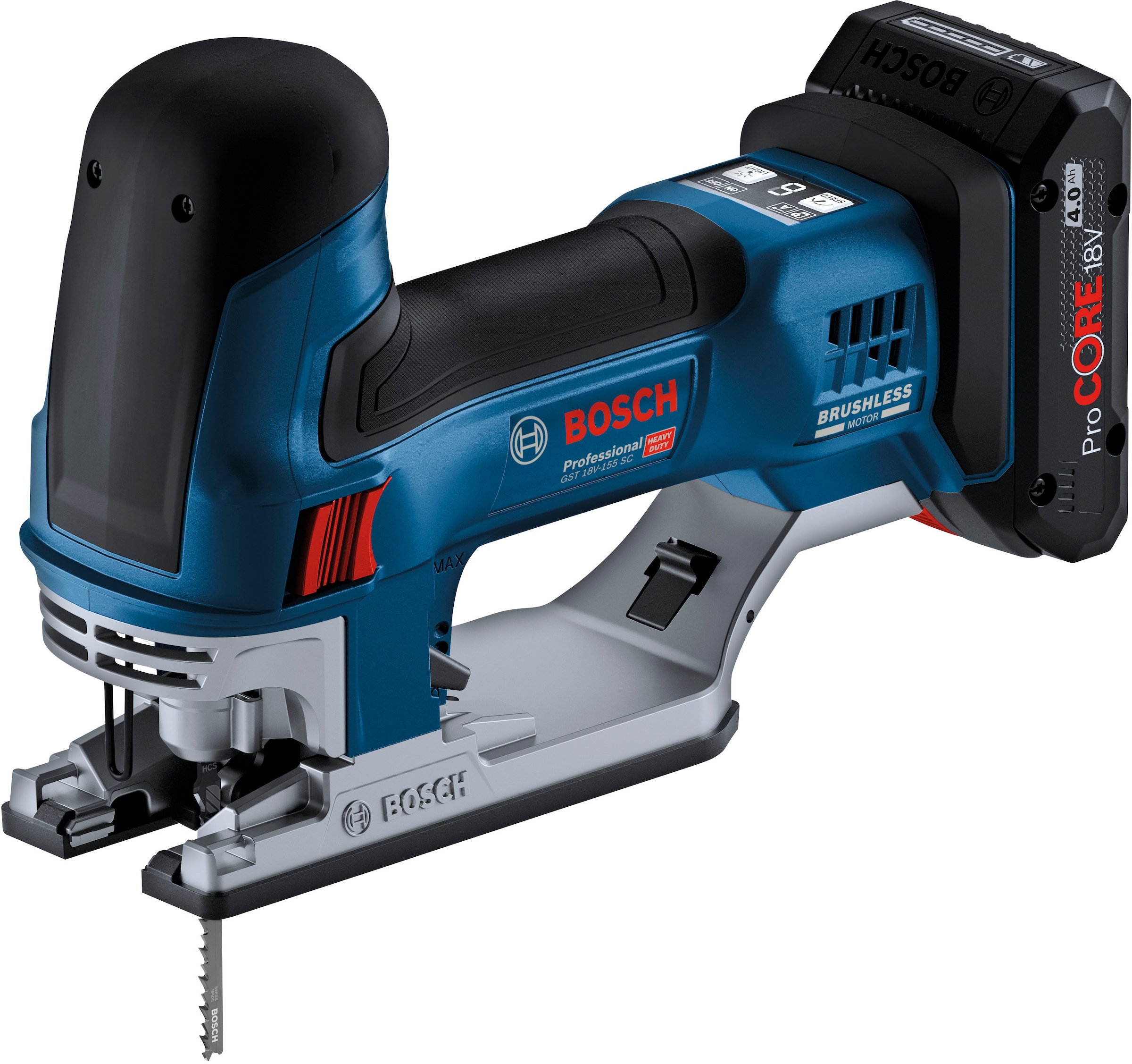 Bosch Professional Akku-Stichsäge »»GST 18V-155 SC PROFESSIONAL««, ohne Akku und Ladegerät