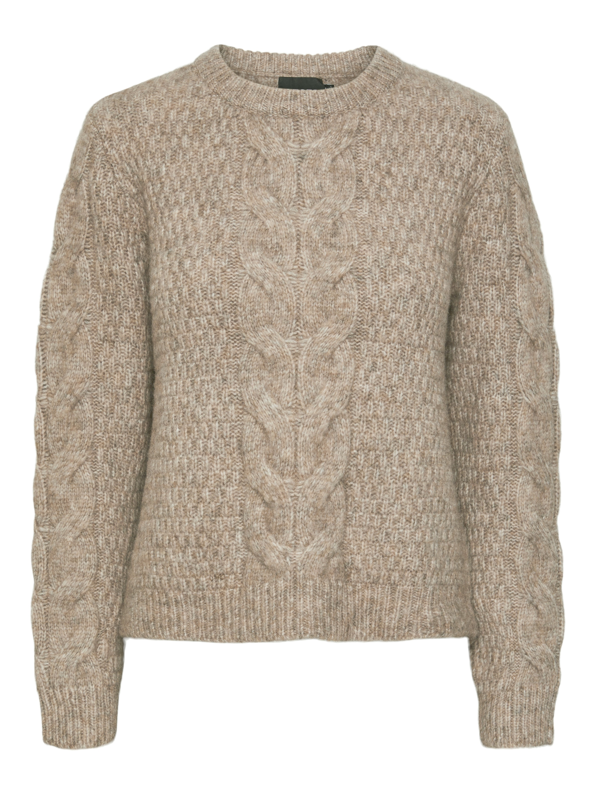 pieces Strickpullover »PCNINA LS O-NECK KNIT NOOS BC«