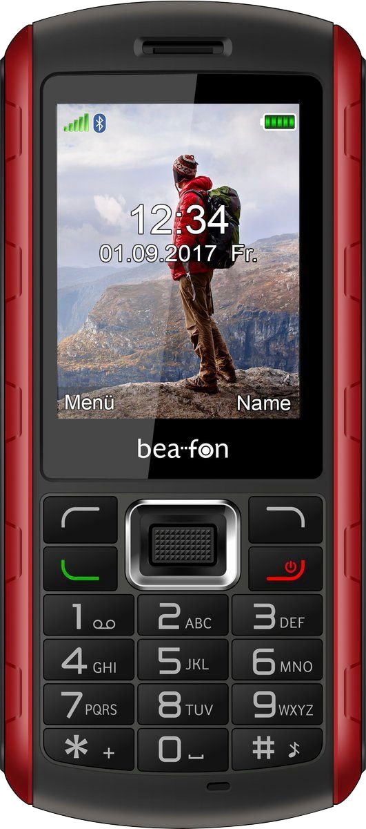 Beafon Handy »AL560«, rot, 6,1 cm/2,4 Zoll, 1 MP Kamera ➥ 3 Jahre XXL  Garantie | UNIVERSAL | Klapphandys