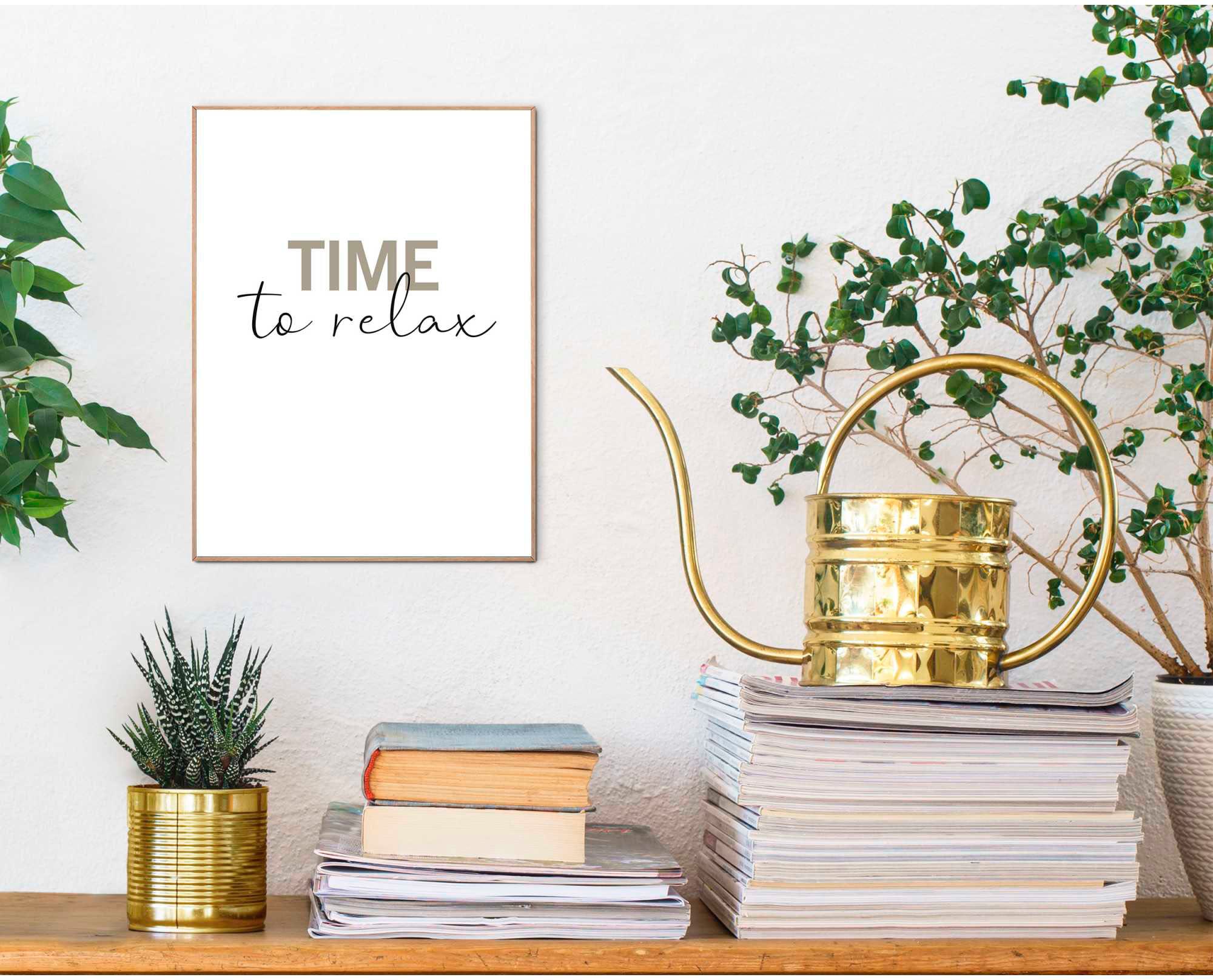 Reinders! Poster »Time to relax« bequem bestellen