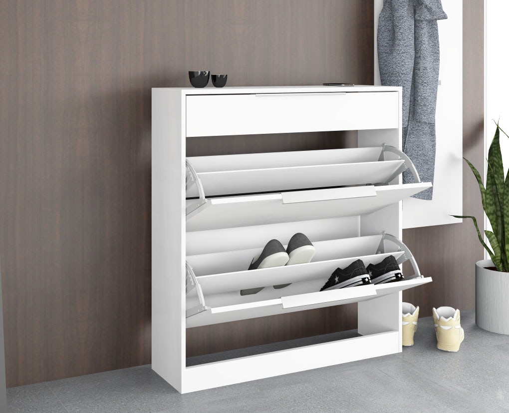 borchardt Möbel Schuhschrank »Oliva« Stehende Montage, Wandmontage & Glasböden unter Mehr aus der Serie