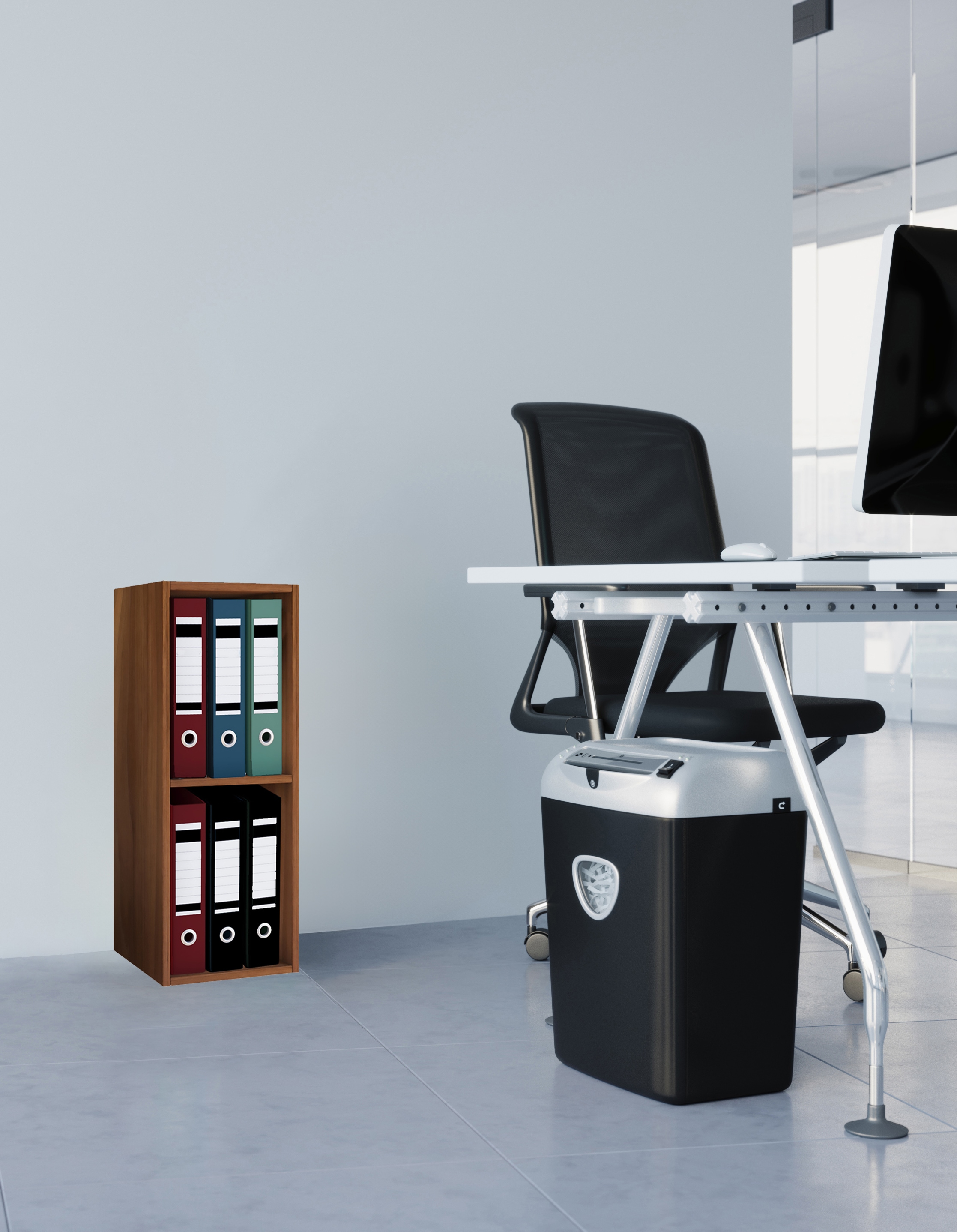 VCM Bücherregal »Holz Büro Regal Bücher Ordner Aktenregal Offas 2f« 1 Stk. tlg.