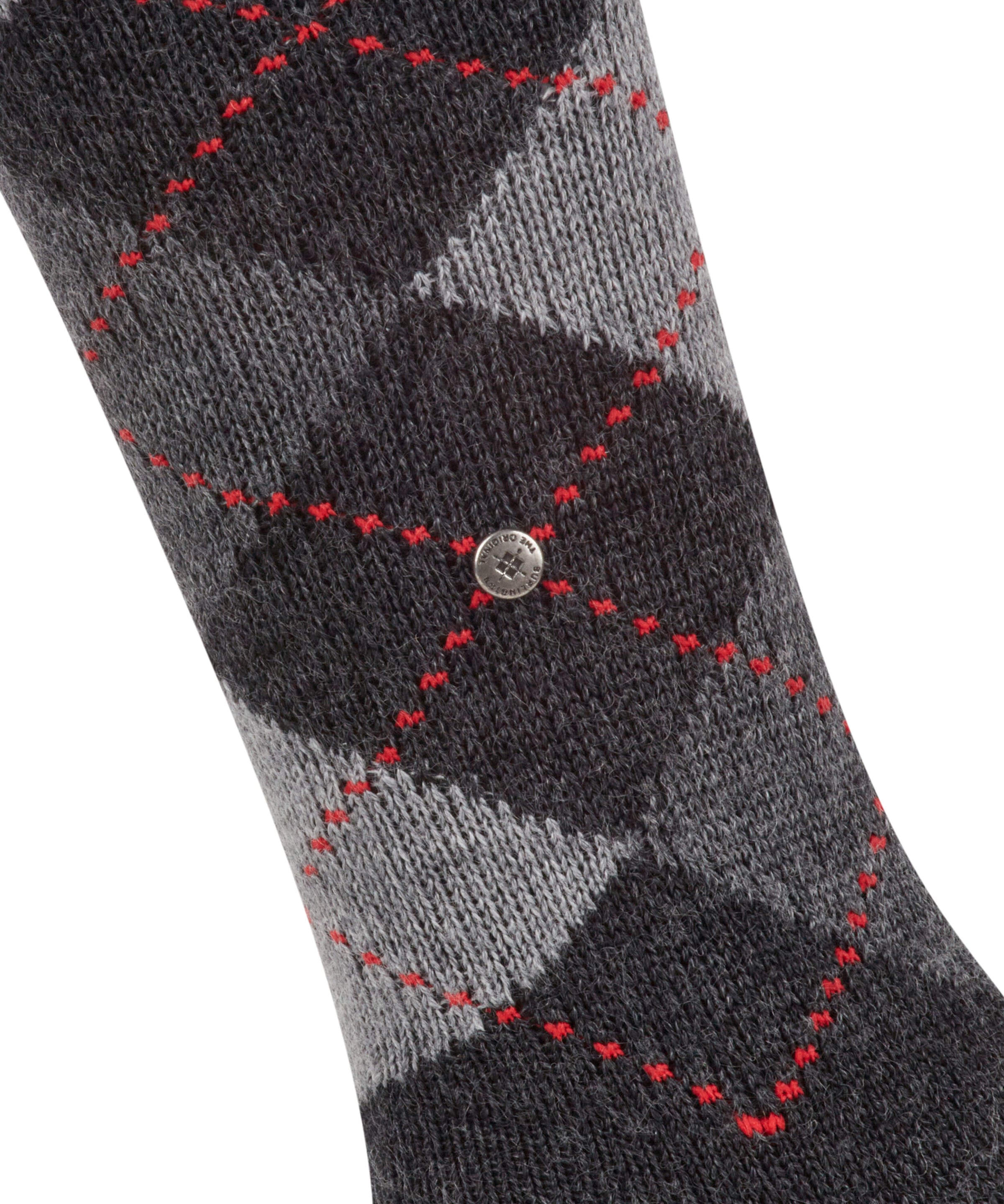 Burlington Kniestrümpfe »Whitby« Einheitsgröße 36-41, Argyle-Muster, weiche Haptik