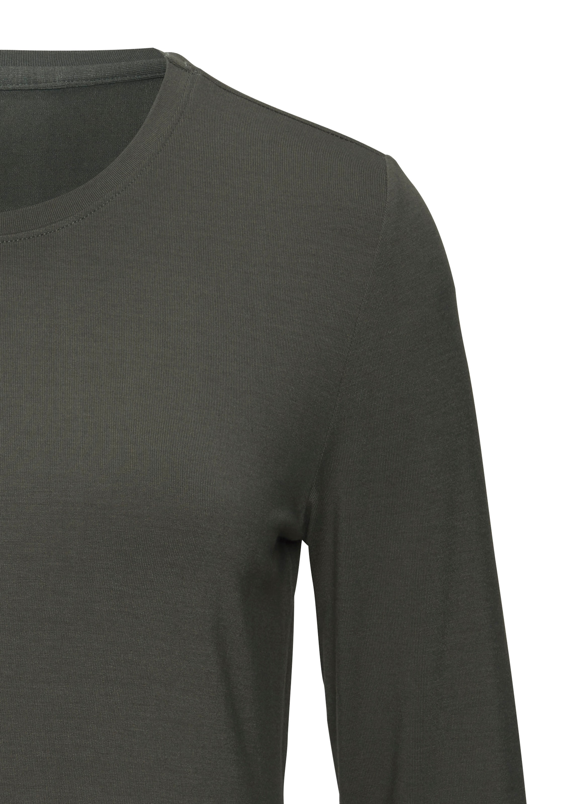 LASCANA Stehkragenshirt »aus weichem Viskose-Stretch« 2er-Pack, 