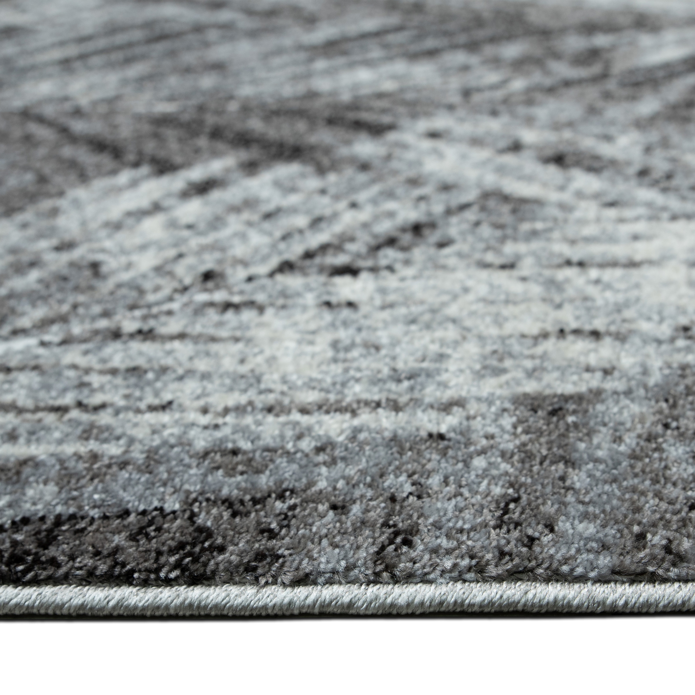 OTTO home Teppich »Kiliv, modernes Blatt Design« rechteckig 9 mm Höhe mit besonders weichem Flor, Kurzflor,